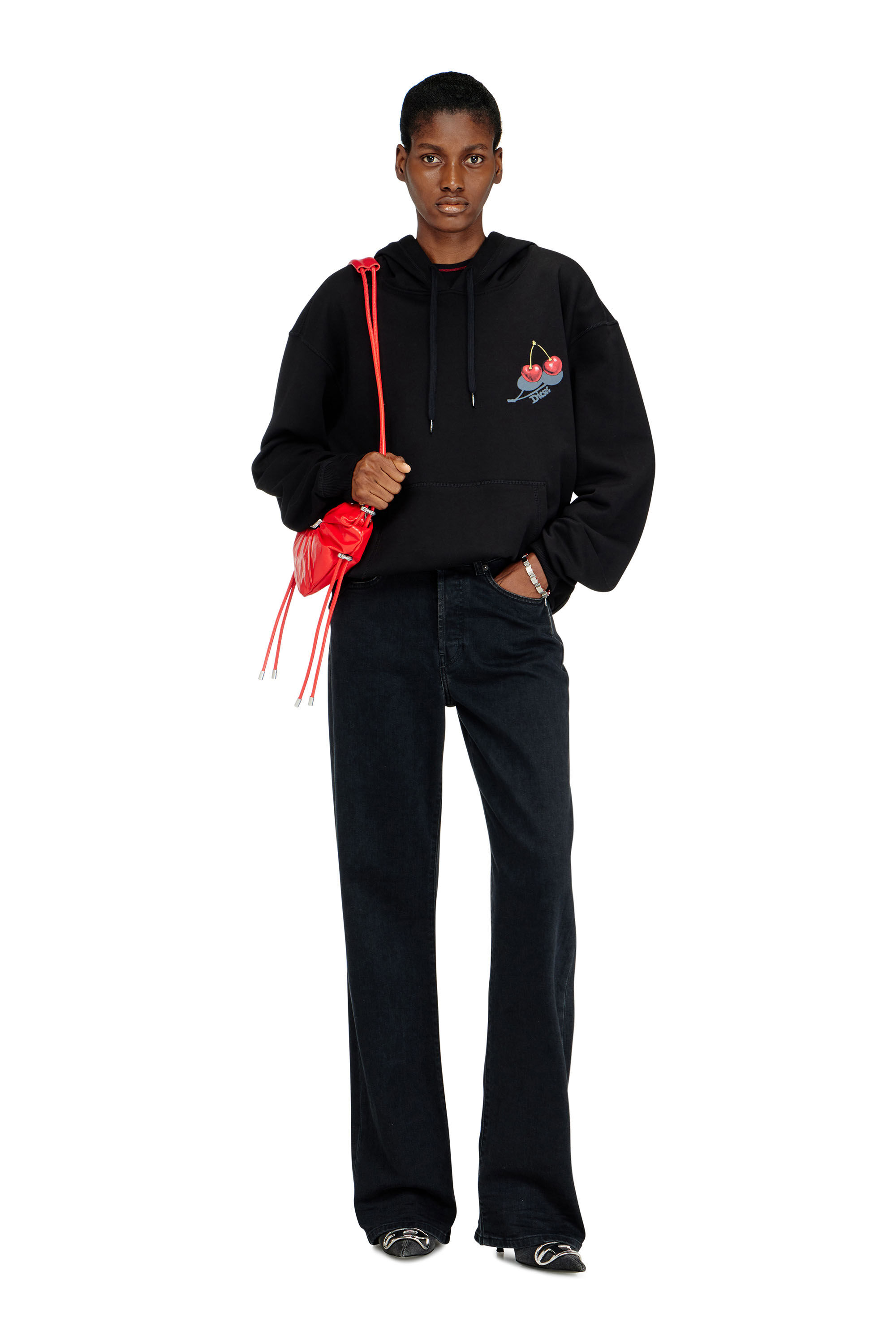 SV-S-NORM-HOOD-CHER, Nero