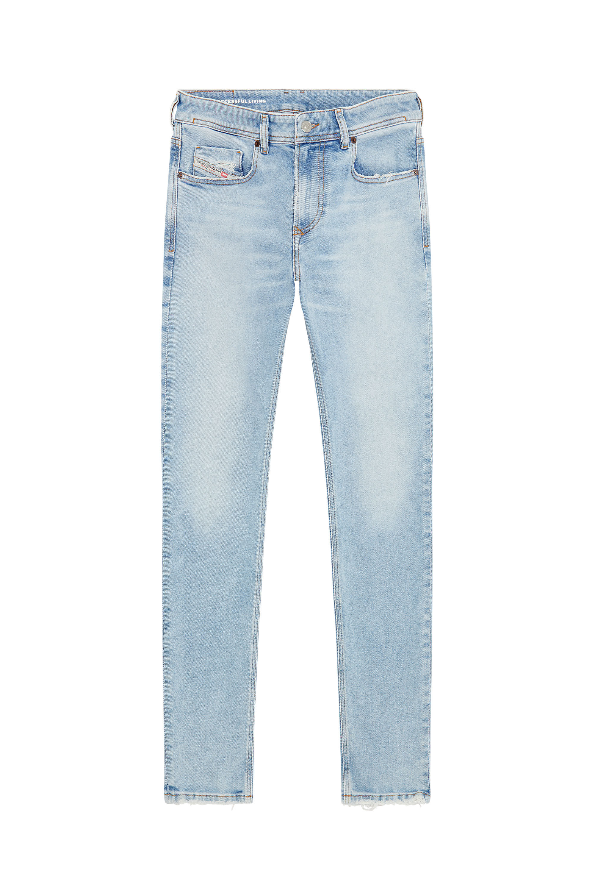 Diesel - 1979 Sleenker 09E90 Skinny Jeans, Blu Chiaro - Image 2