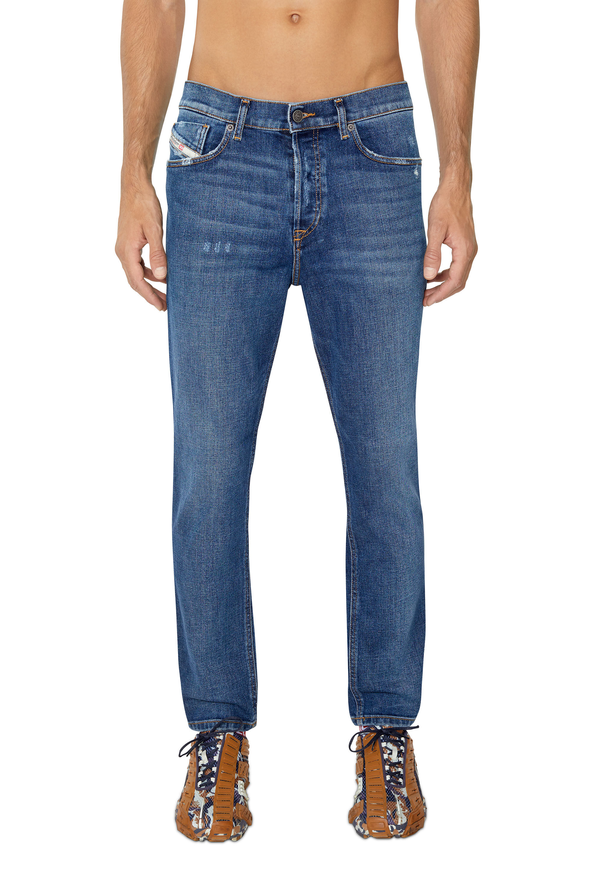 Diesel - 2005 D-FINING 09E45 Tapered Jeans, Blu medio - Image 3