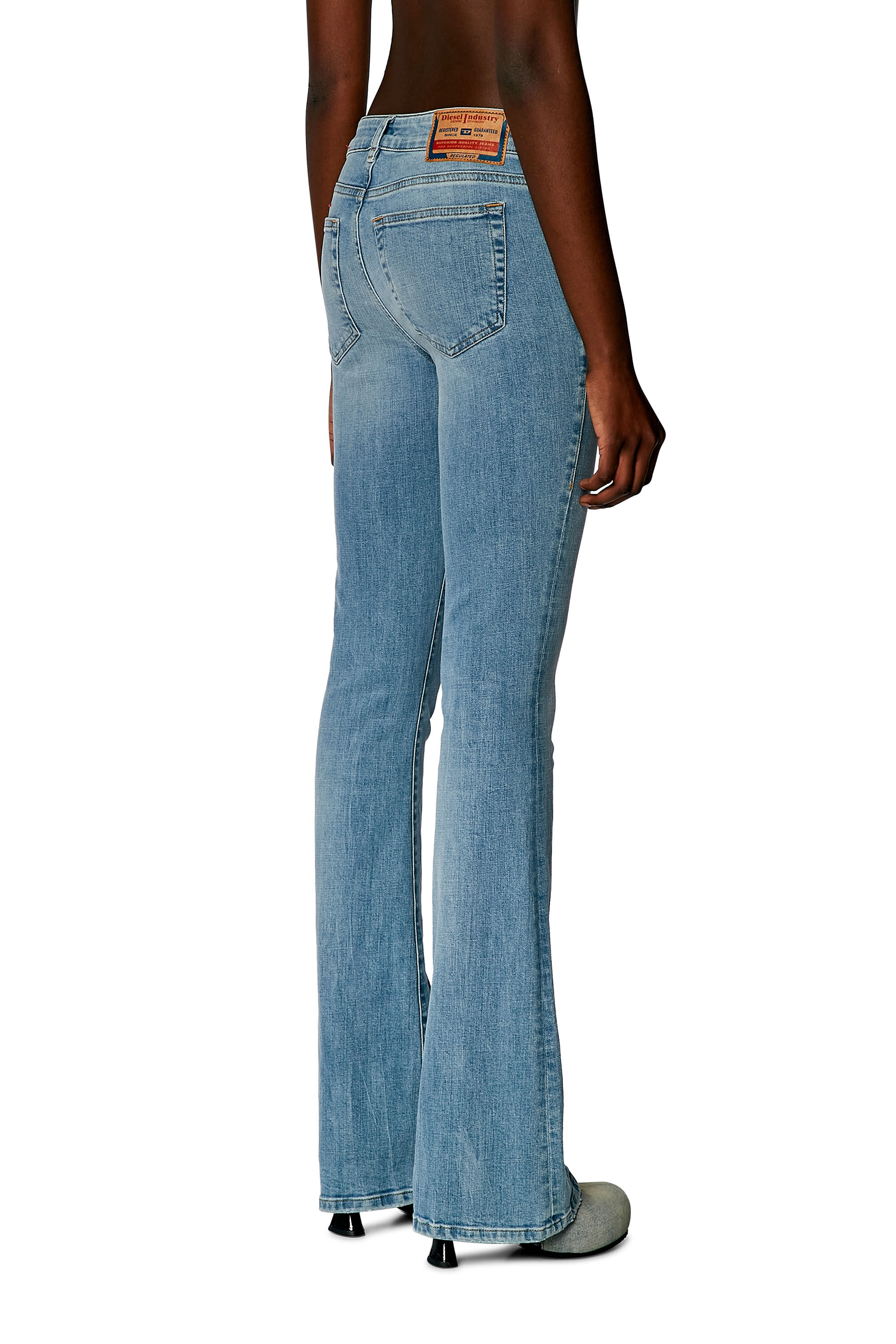 Diesel - Bootcut and Flare Jeans 1969 D-Ebbey 09H61, Blu Chiaro - Image 4