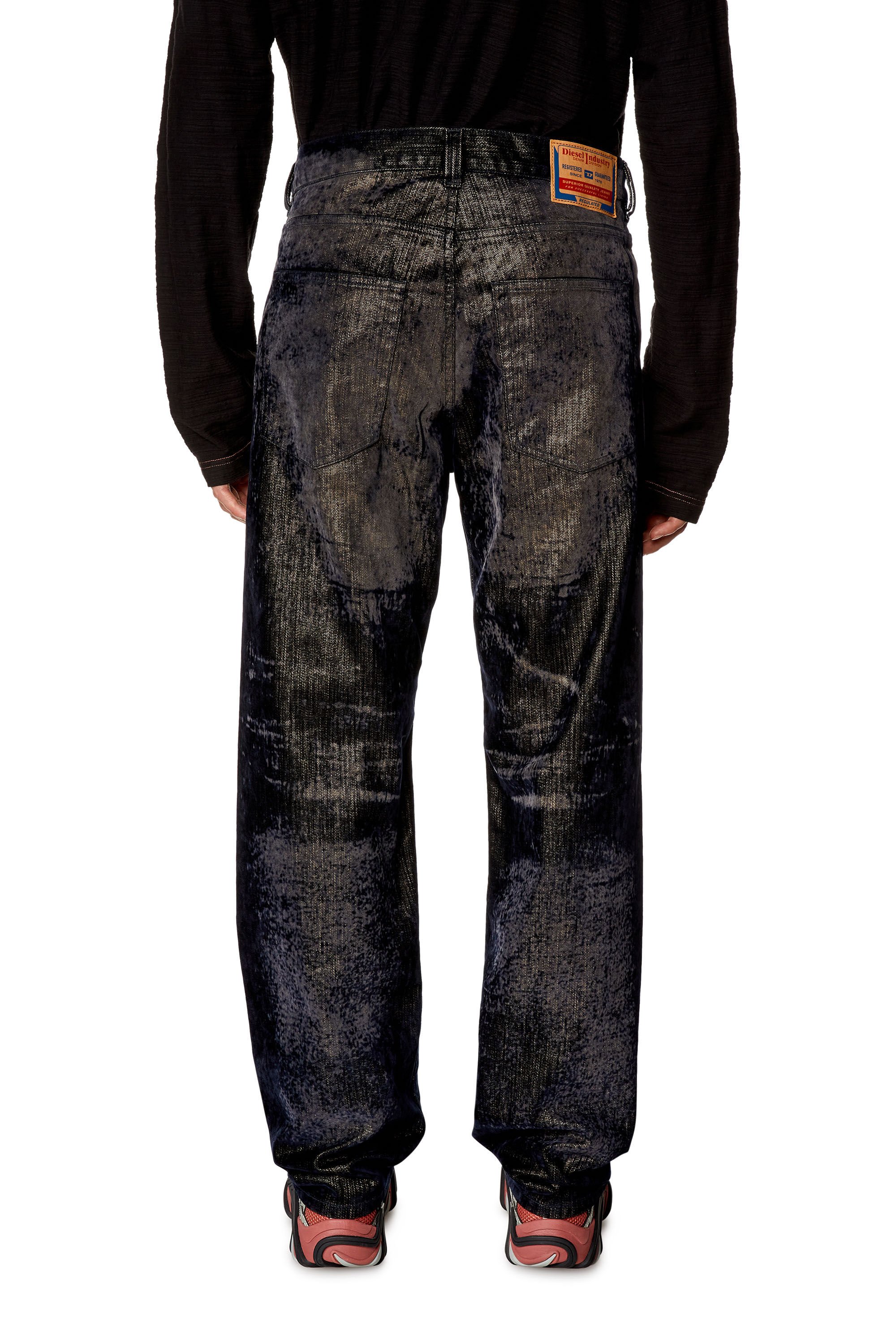 Diesel - Straight Jeans 2010 D-Macs 09I49, Nero/Grigio scuro - Image 4