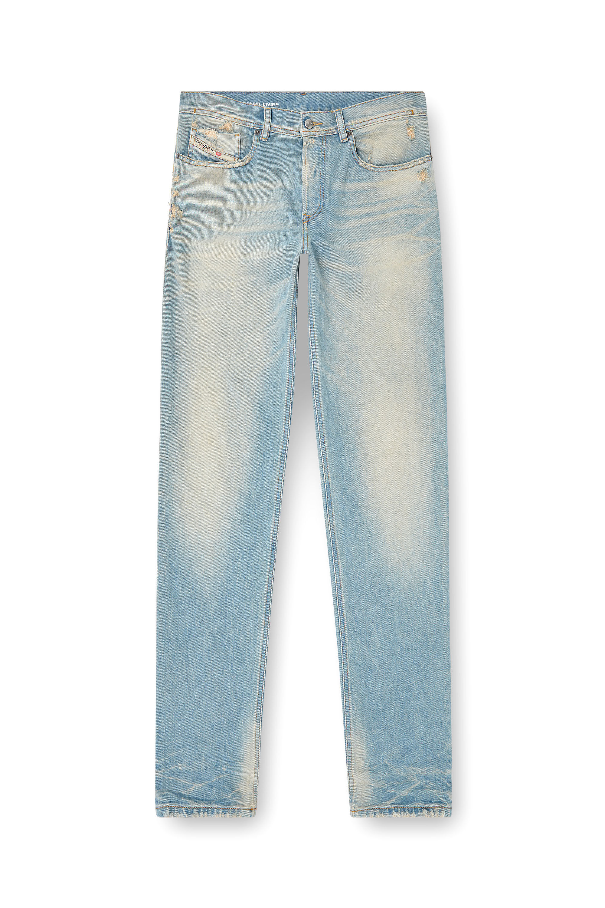 Diesel - Regular Jeans 2023 D-Finitive 09L23 Uomo, Blu Chiaro - Image 2