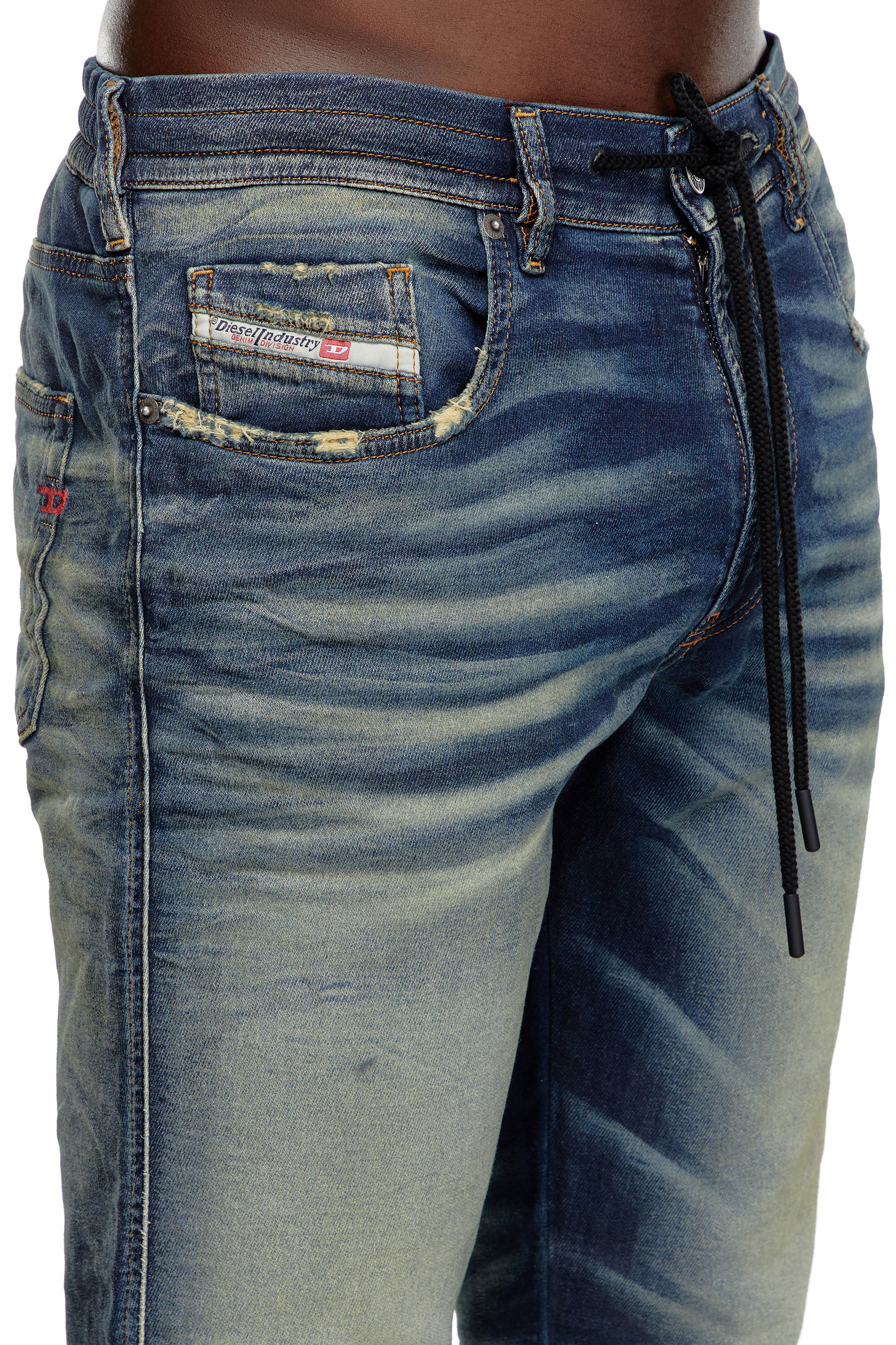 Diesel - Uomo Slim 2060 D-Strukt Joggjeans® 068MH, Blu Scuro - Image 5