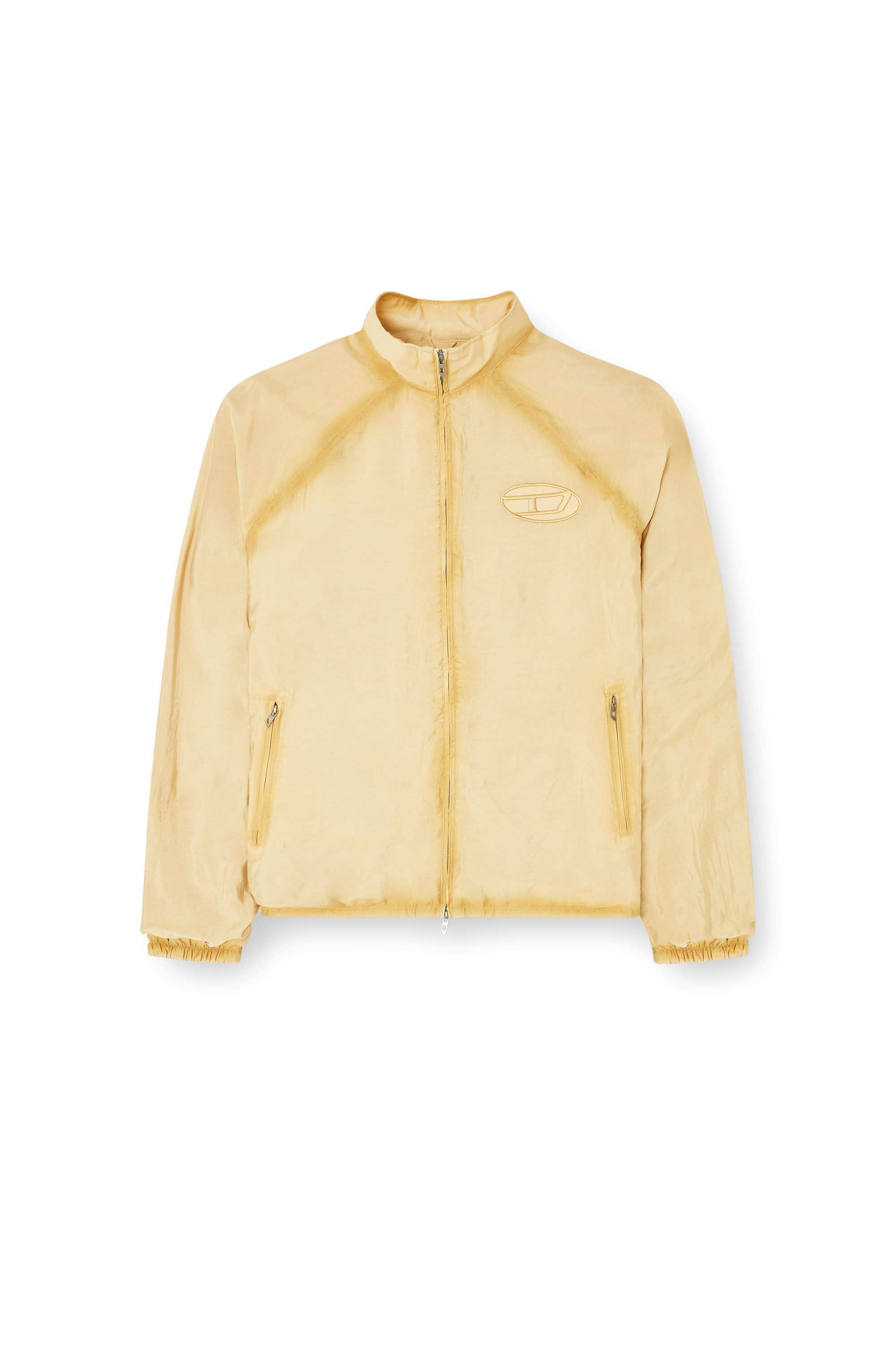 Diesel - J-HENRI-SOUVENIR, Giacca sportiva con ricami souvenir Uomo in Beige - 2