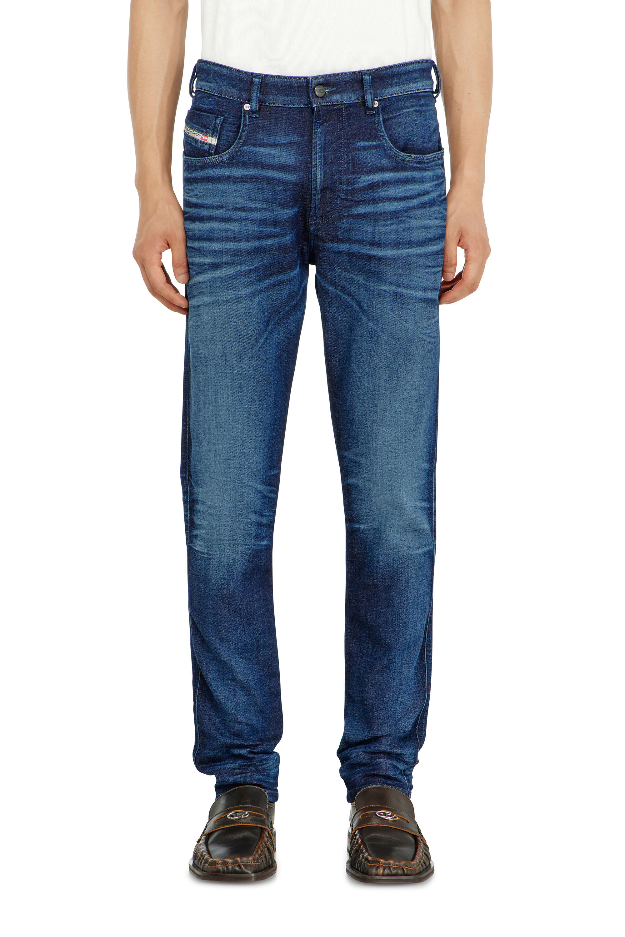 Diesel - Slim 2062 D-Strukt Joggjeans&reg; 068WJ Uomo, Blu Scuro - Image 2