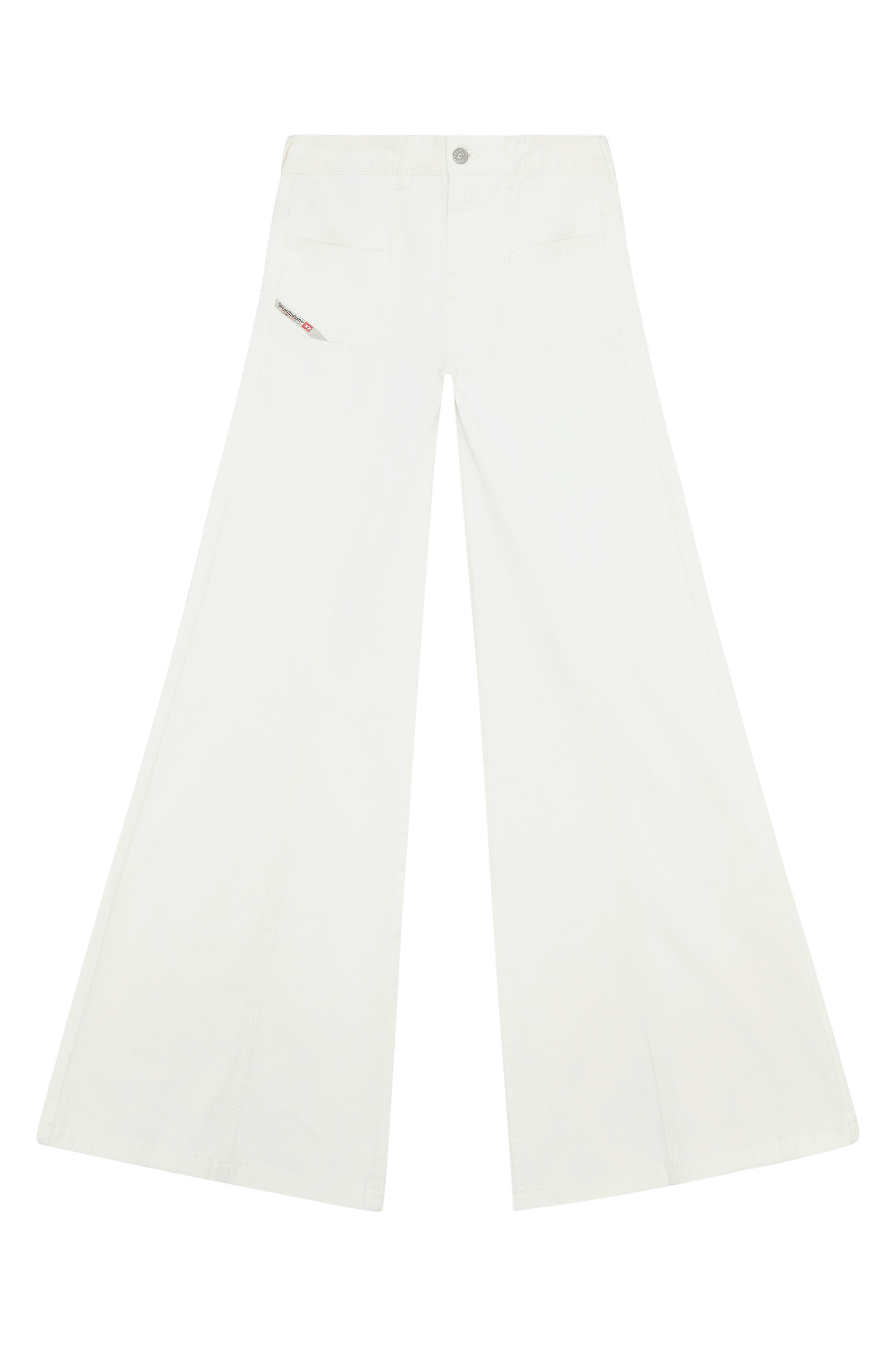 Diesel - Bootcut and Flare Jeans D-Akii 068JQ, Bianco - Image 2