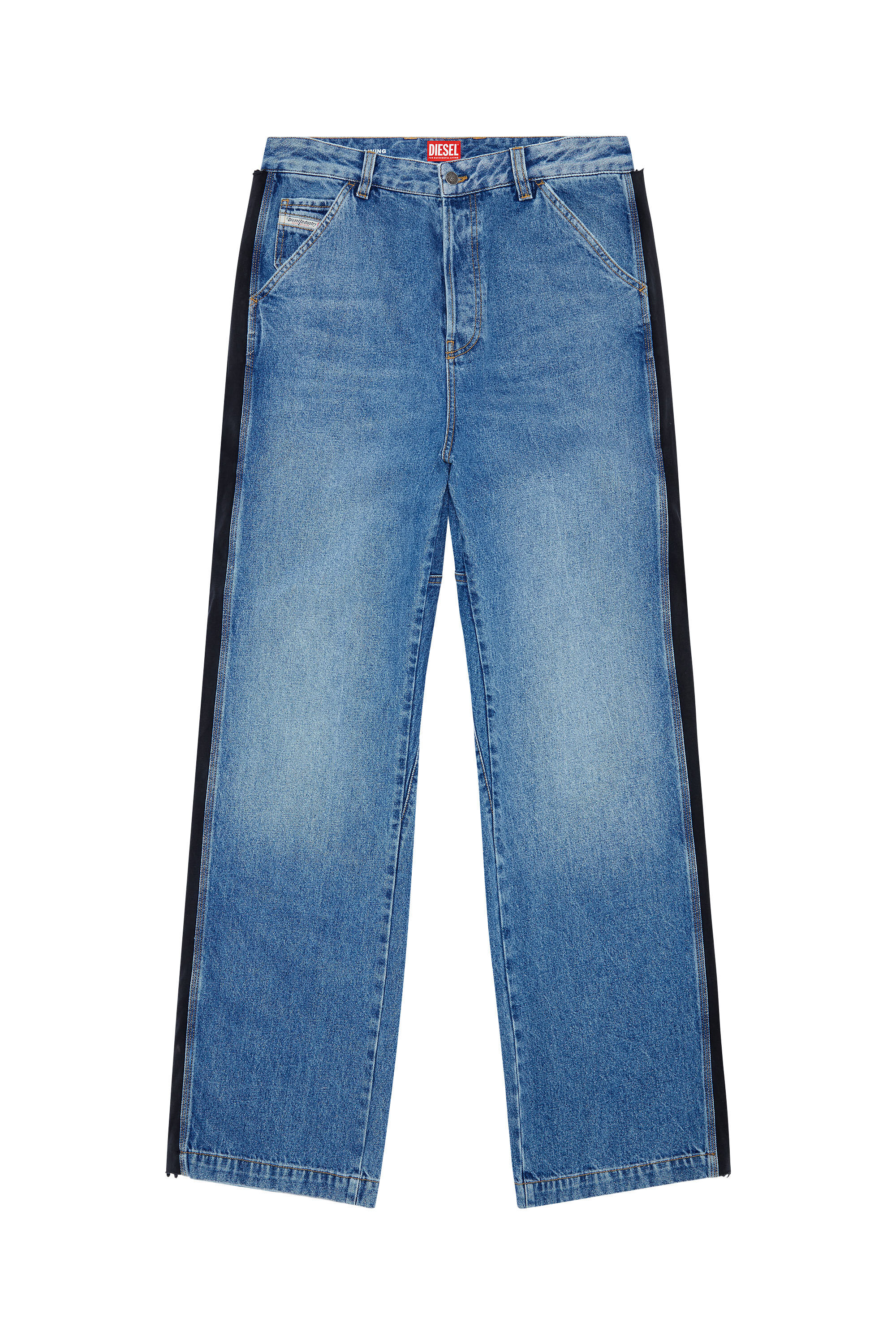 Diesel - Straight Jeans D-Livery 0HJAV, Blu medio - Image 2