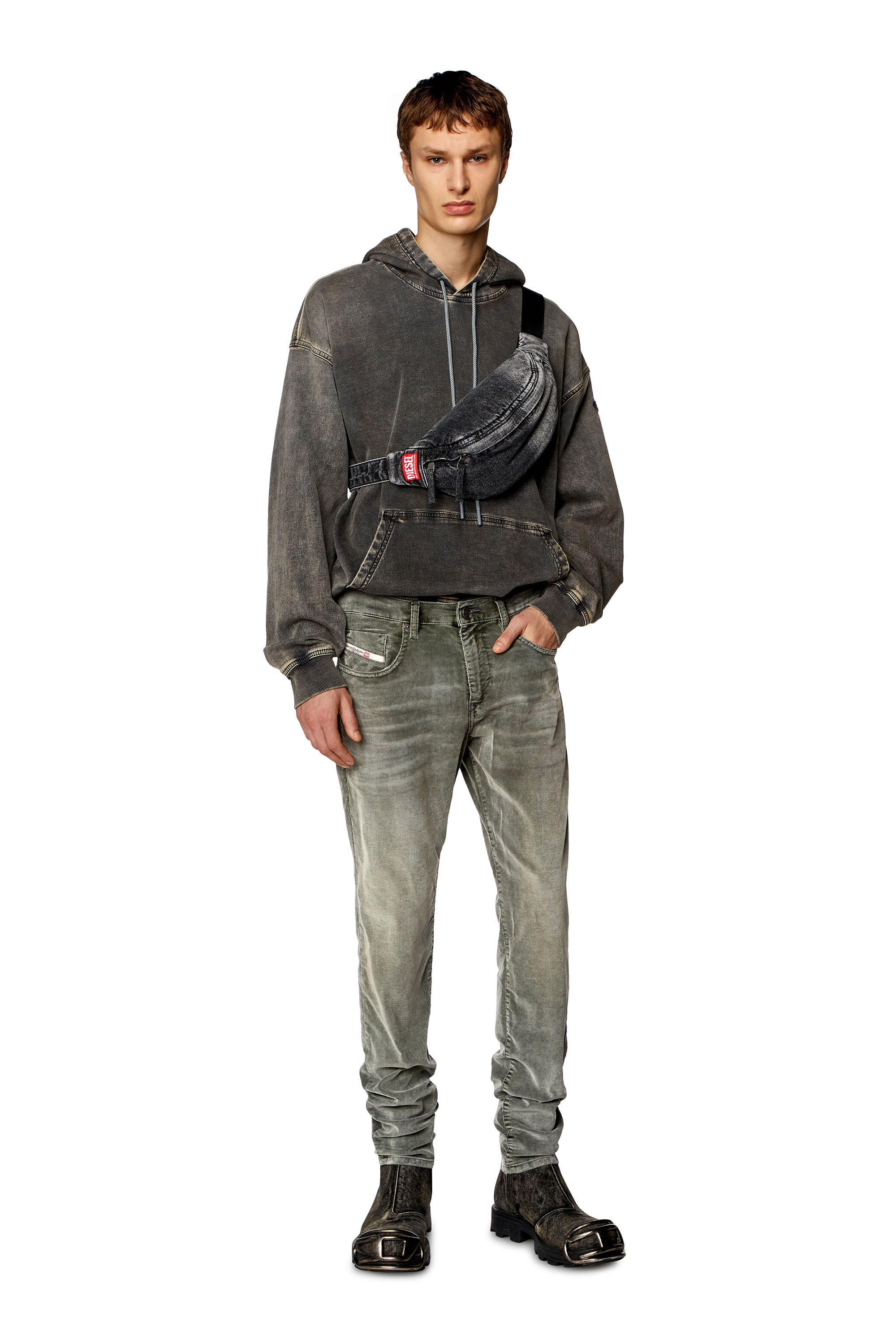 Jeans Uomo Slim Verde 2019 D Strukt Diesel