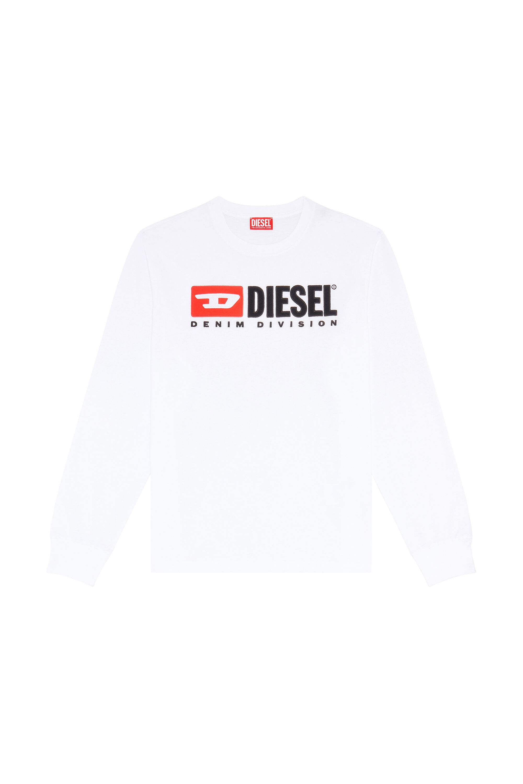 Diesel - T-JUST-LS-DIV, Bianco - Image 2