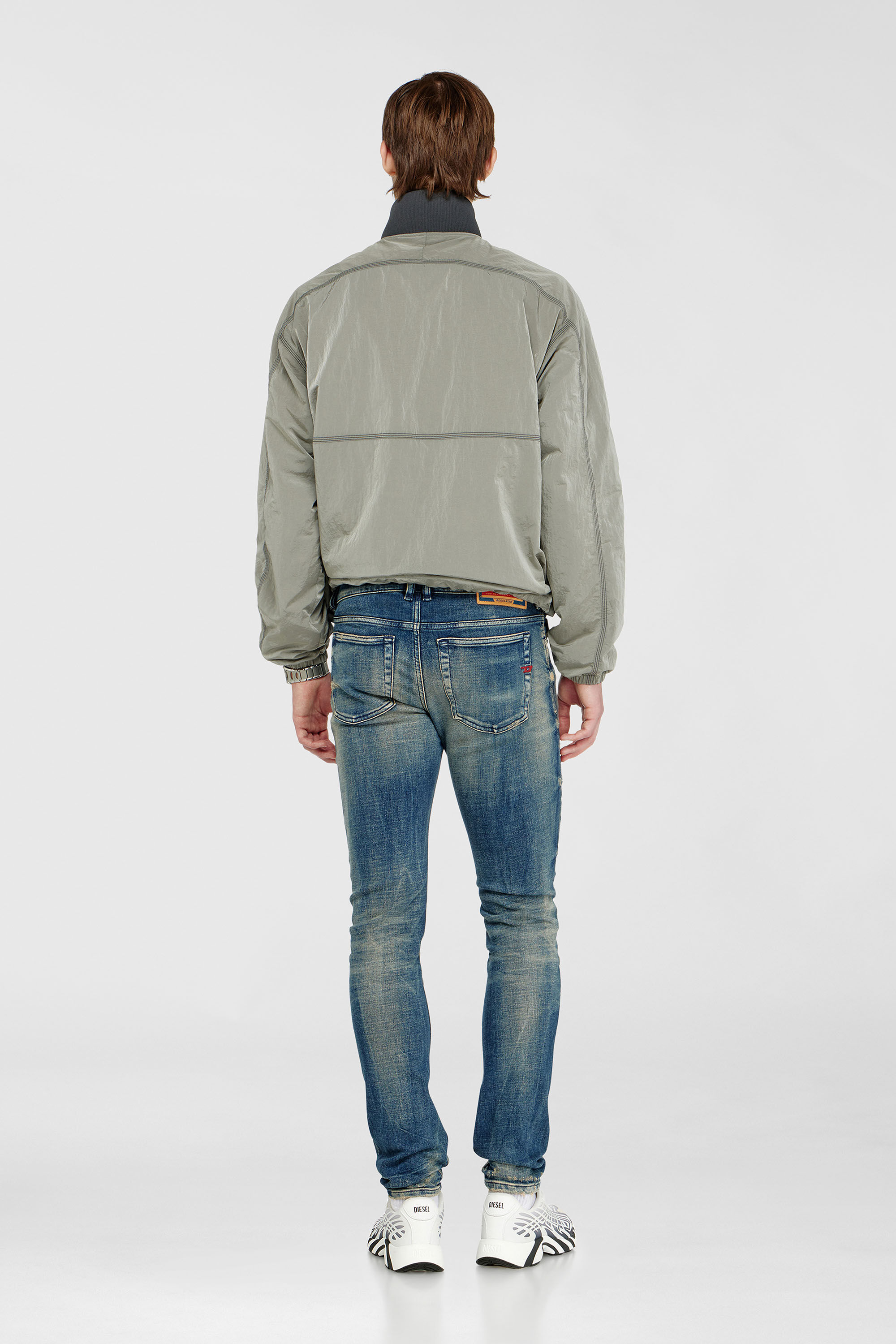 Diesel - Skinny Jeans 1979 Sleenker 09P68 Uomo, Blu Scuro - Image 3