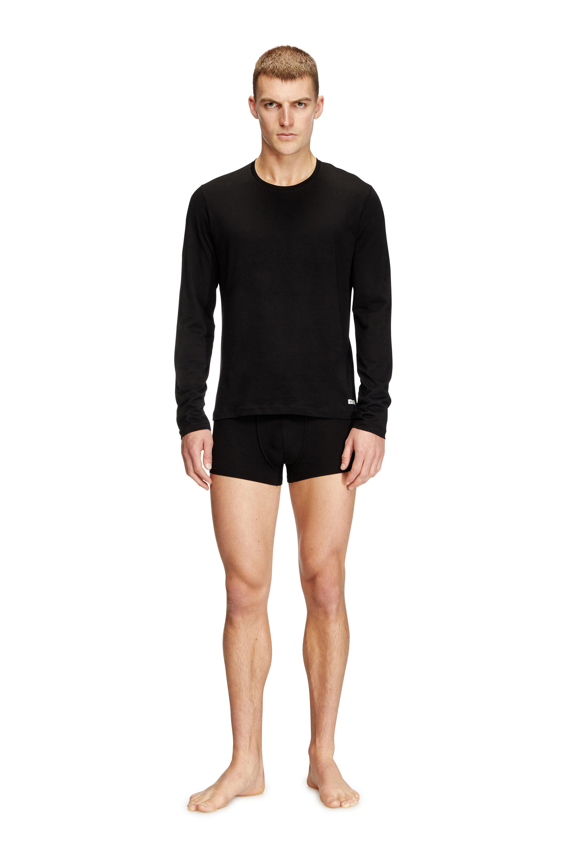 Diesel - KIRK-D-BOX, T-shirt a maniche lunghe Uomo in Nero - 1