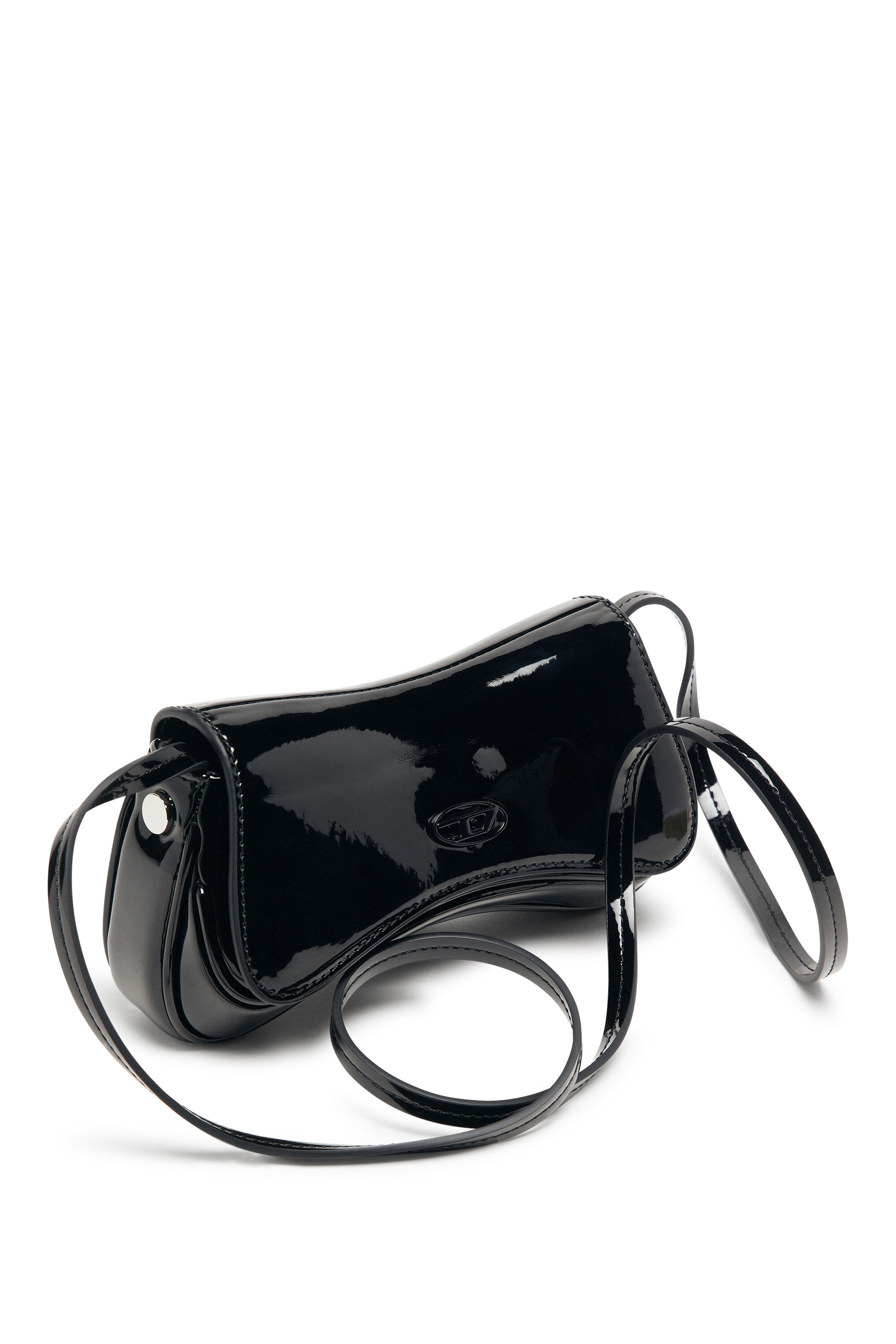 Crossbody Bag Donna In Materiale Riciclato GRS – Piccola Borsa A Tracolla Con Cinghia Larga – 22x8x16 Cm – Ecorresponsabile