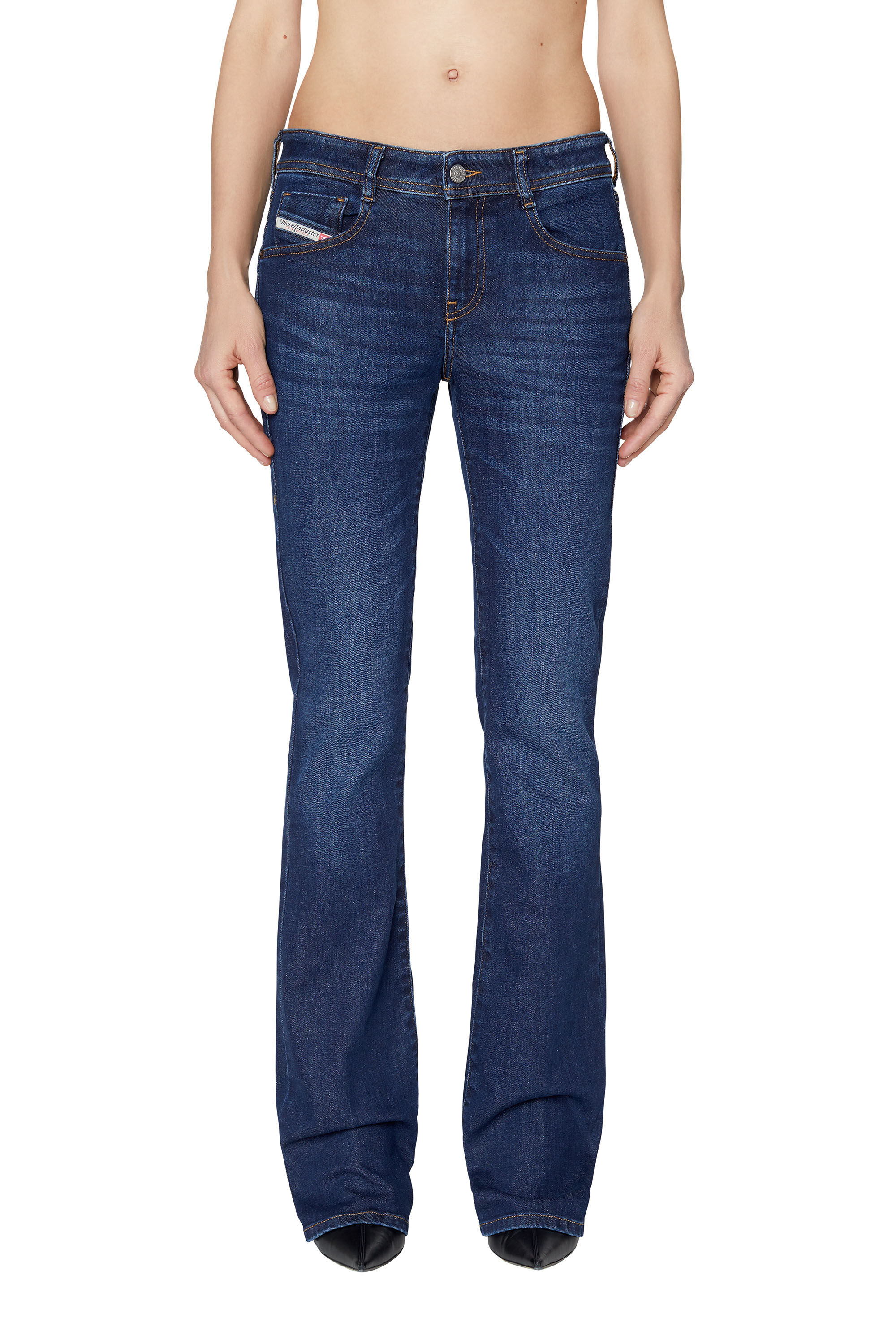 Diesel - Bootcut and Flare Jeans 1969 D-Ebbey 09B90, Blu Scuro - Image 3