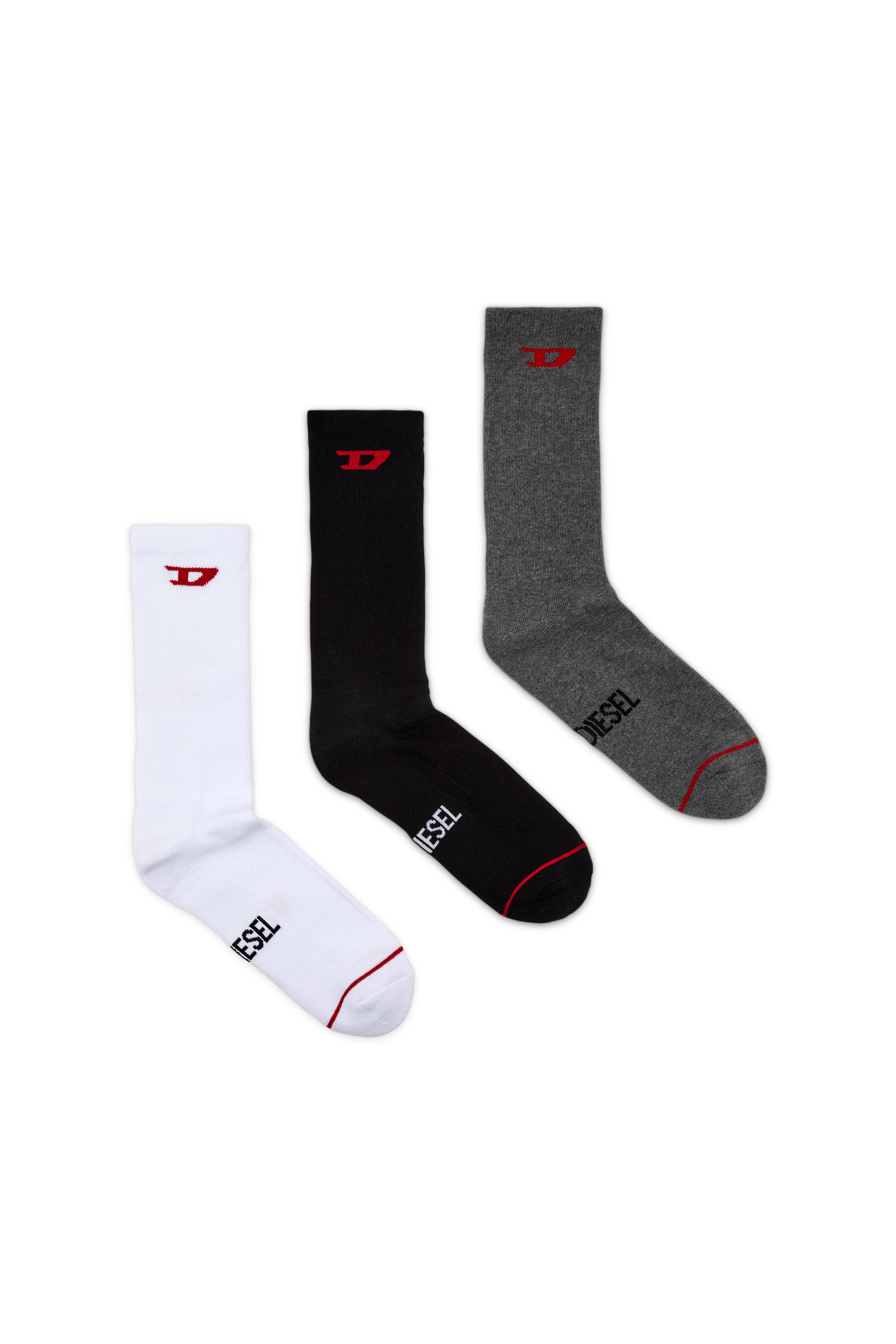 Diesel - SKM-RAY-THREEPACK, Bianco/Grigio - Image 1
