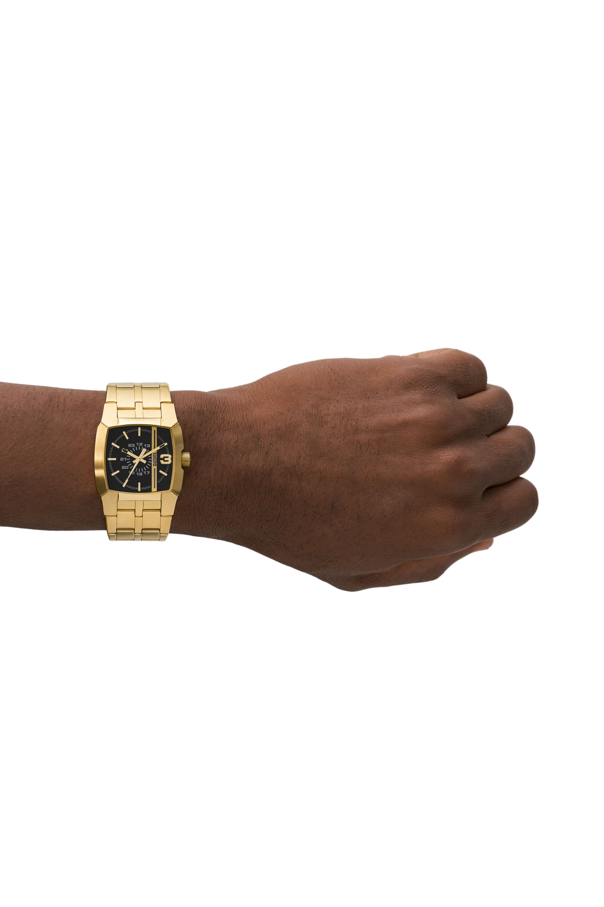 DZ2151 : Orologio Cliffhanger con cinturino acciaio color oro | Diesel