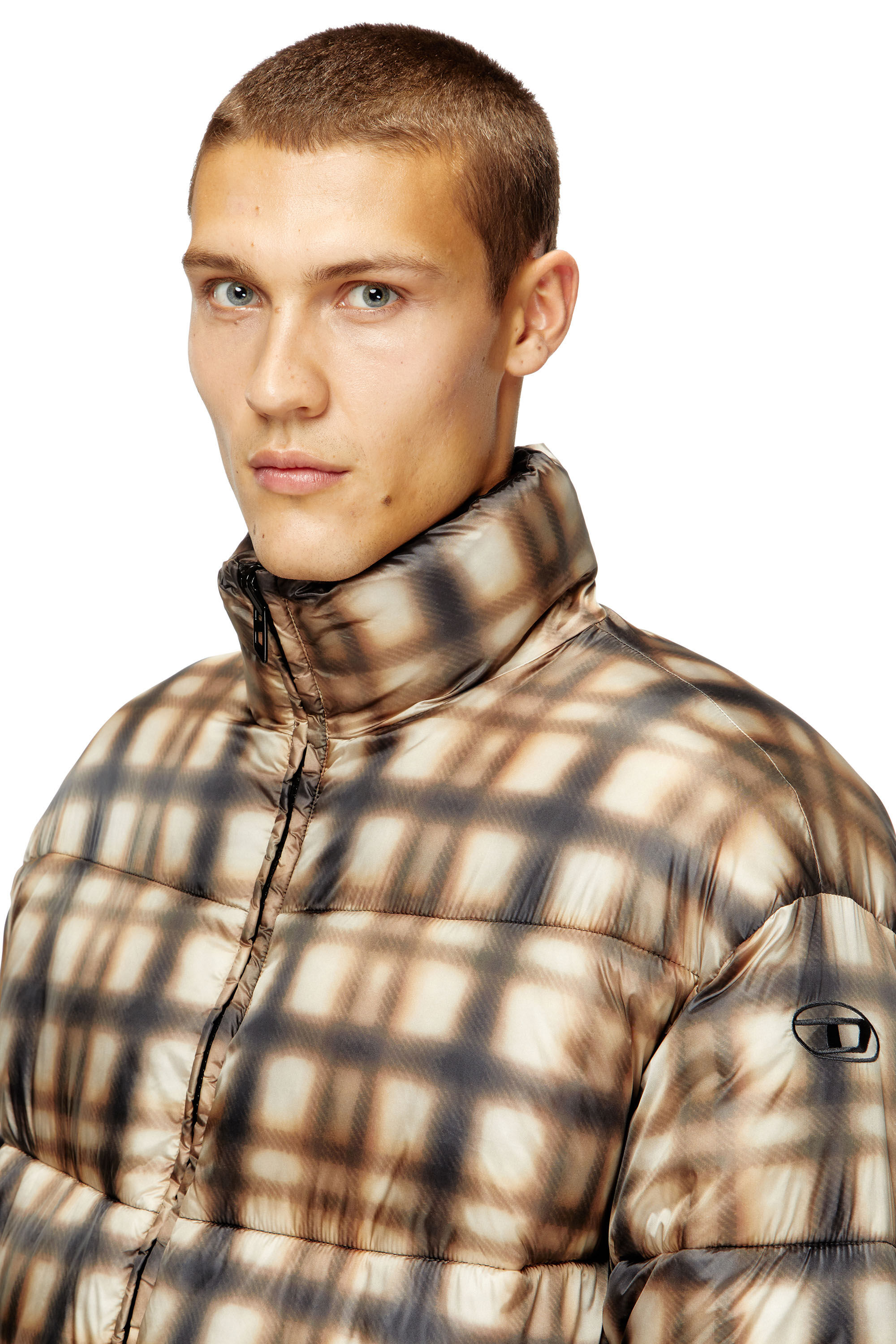 Diesel - W-BOURBON-ENBM, Giacca bomber reversibile imbottita Uomo in ToBeDefined - 5