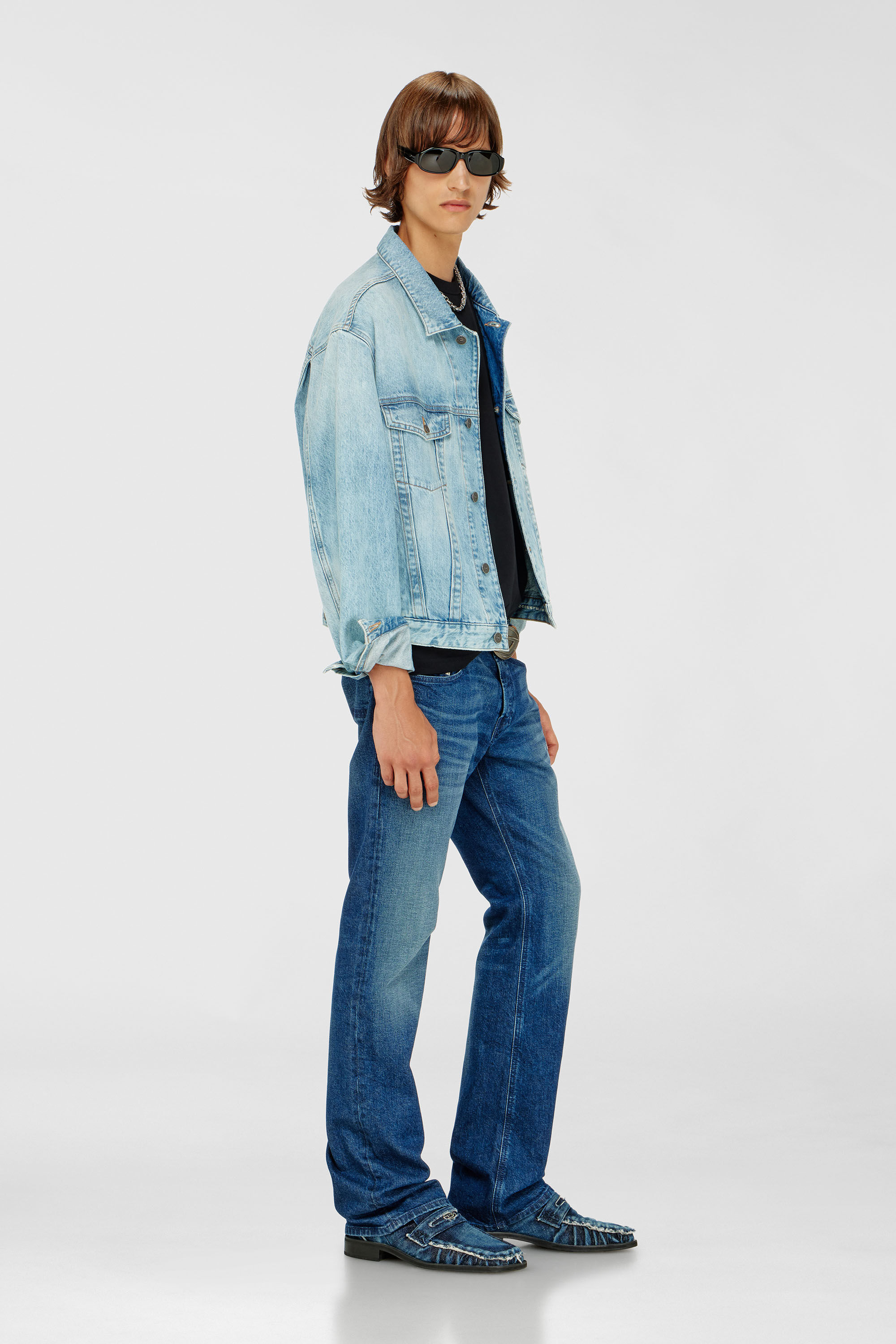 Diesel - Bootcut Jeans 2007 Zatiny 09L51 Uomo, Blu Scuro - Image 2