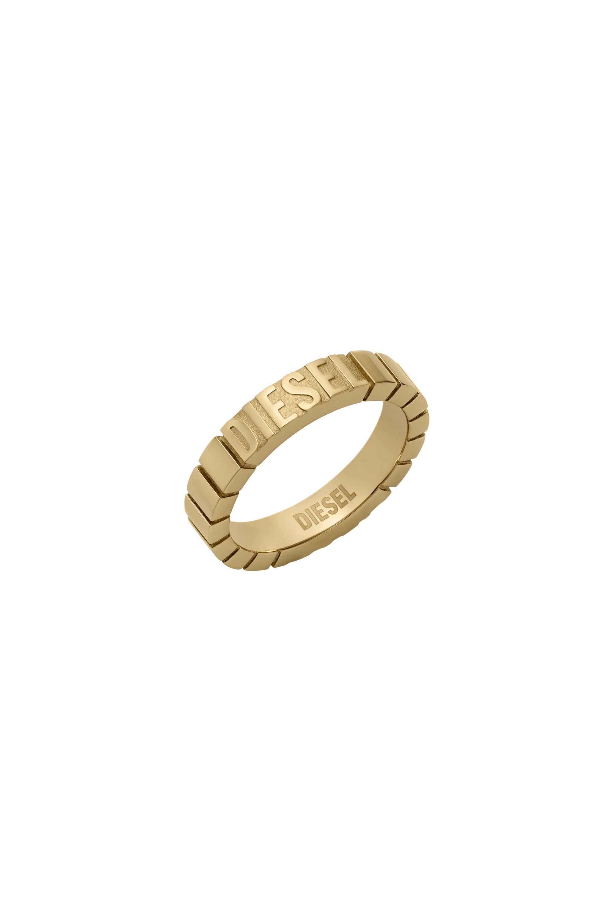 Diesel - DX1613710, Anello in acciaio inossidabile Unisex in Oro - 1