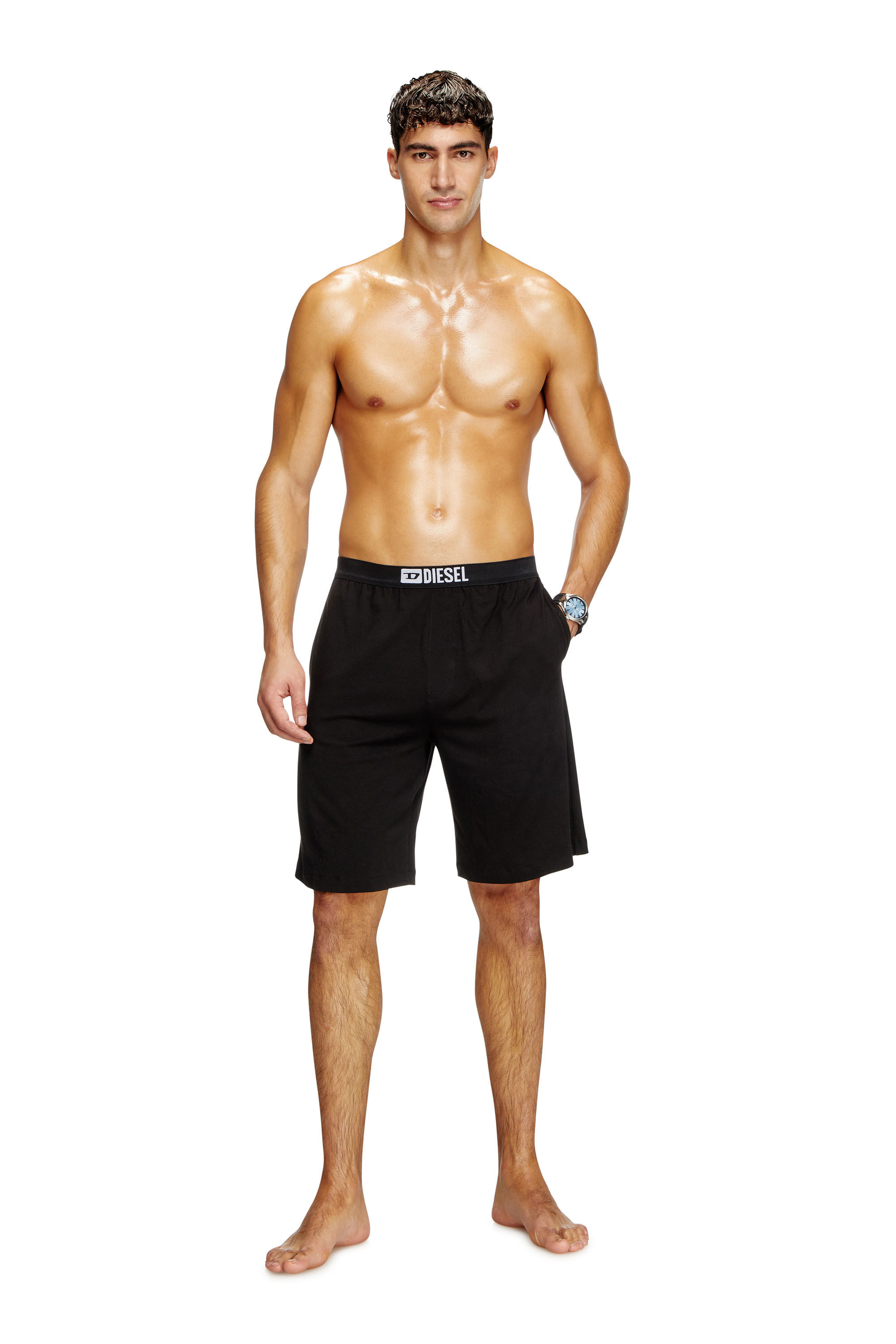 Diesel - ADAM-D-BOX, Boxer extra lunghi Uomo in Nero - 1