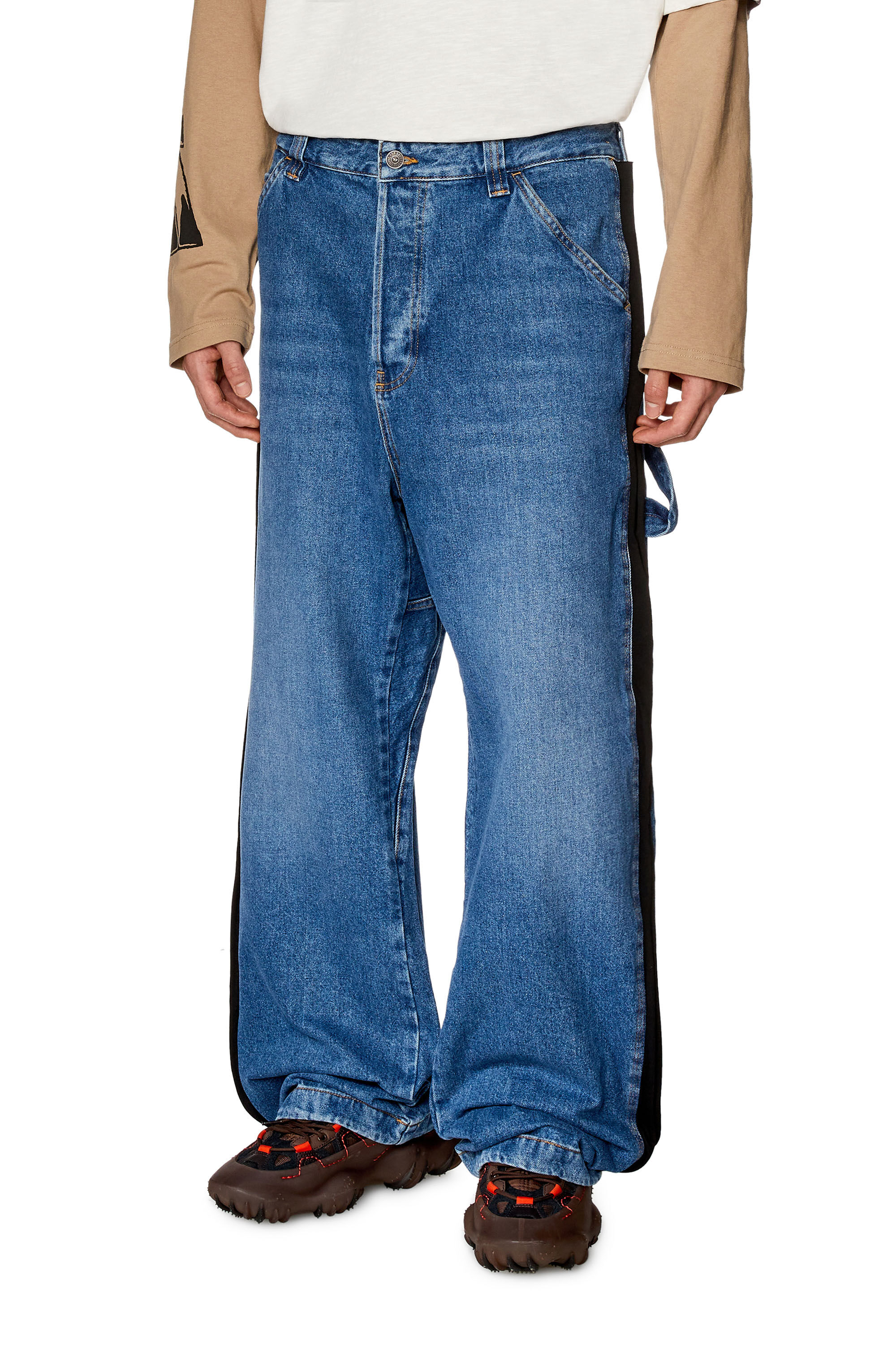 Diesel - Straight Jeans D-Livery 0HJAV, Blu medio - Image 3