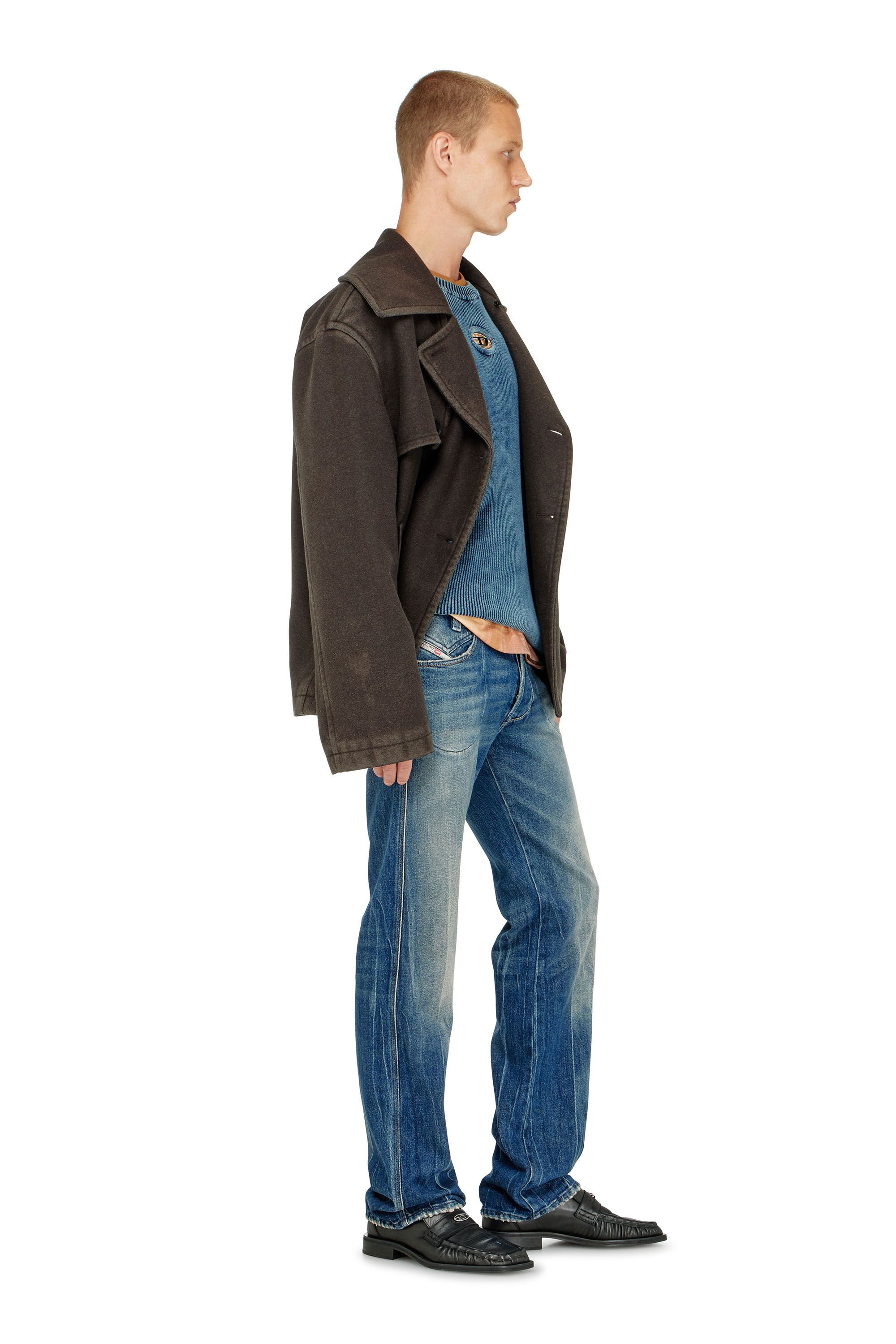 Diesel - Regular Jeans 1985 Larkee 09Q27 Uomo, Blu medio - Image 2