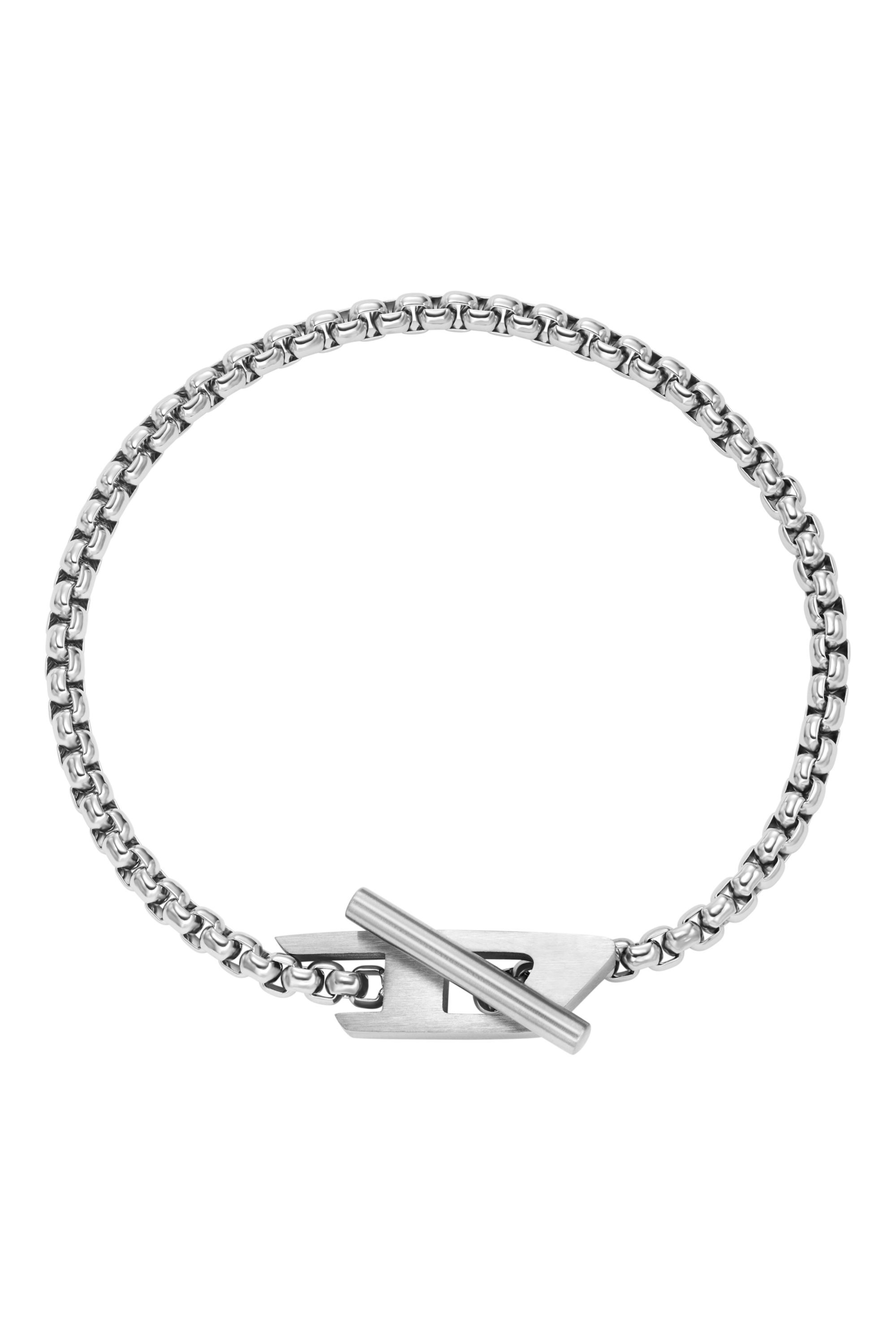 Diesel - DX1476, Bracciale a catena in acciaio inossidabile Unisex in Argento - 1