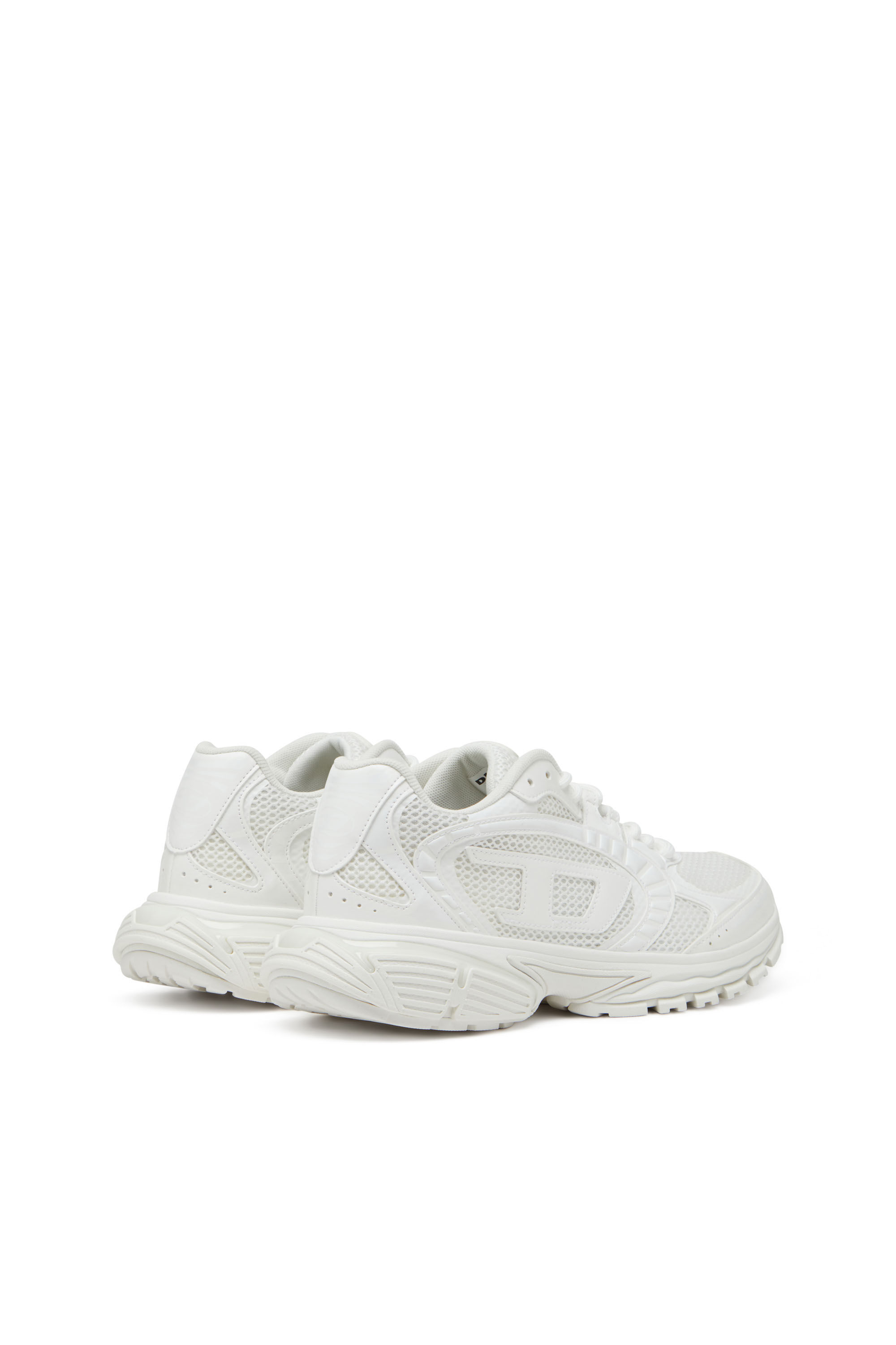 Diesel - S-PRO-V-DENSE LOW, S-Pro-V-Dense-Sneaker in rete con logo Oval D Uomo in Bianco - 3
