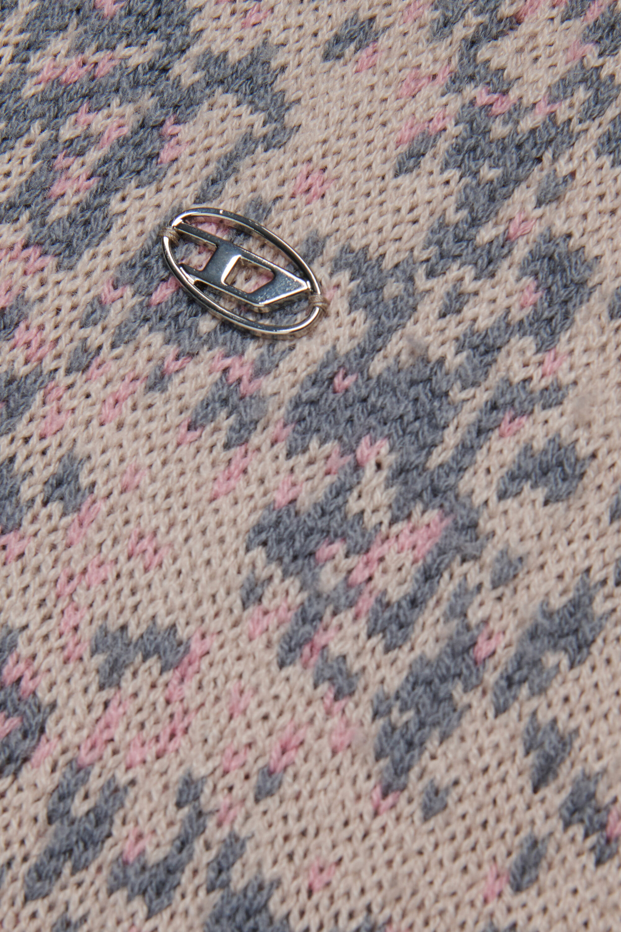 Diesel - DIAMA, Abito in lana con scollo a V Donna in Rosa - 4