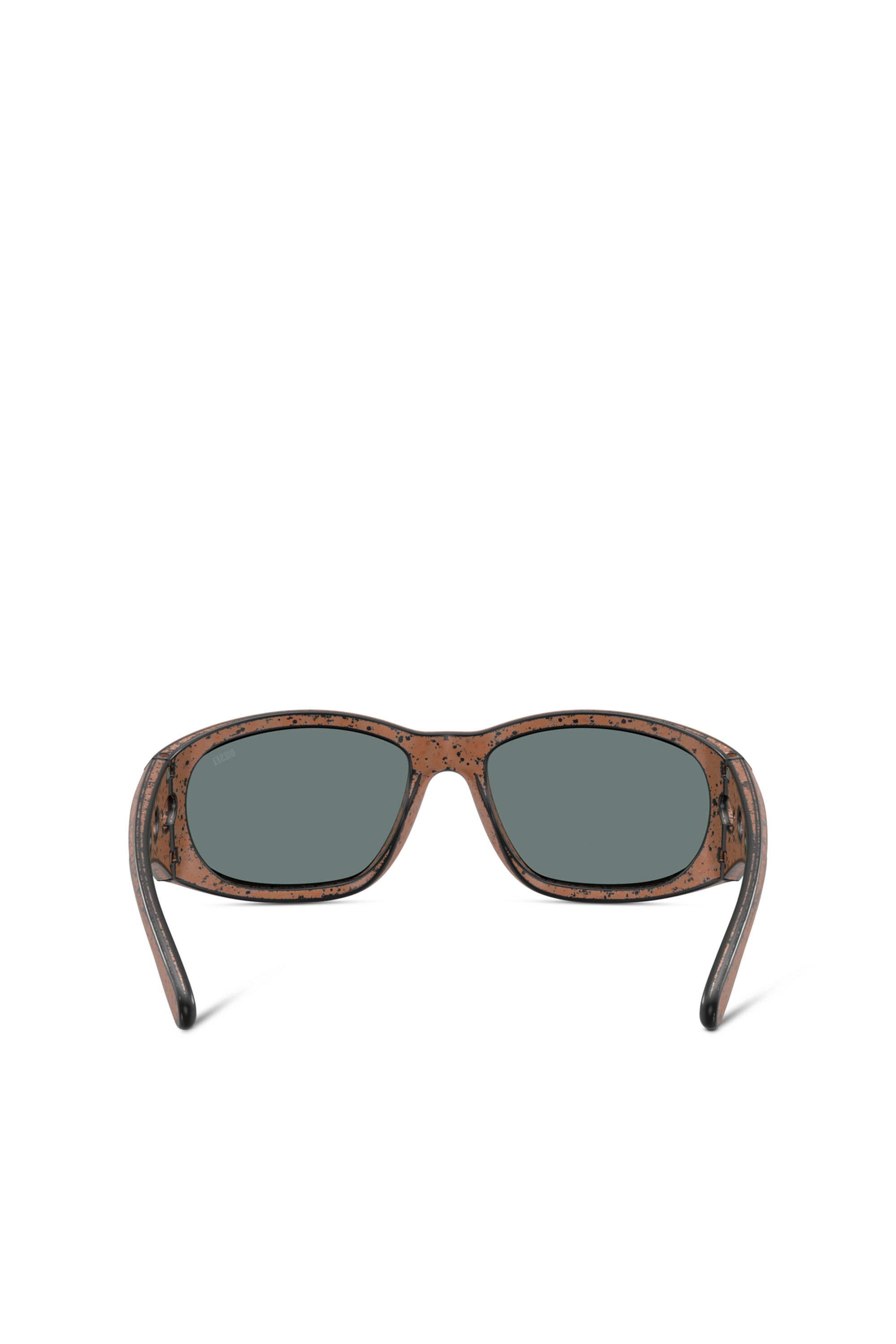 Diesel - 0DL3012U, Occhiali da sole rettangolari Unisex in Marrone - 3