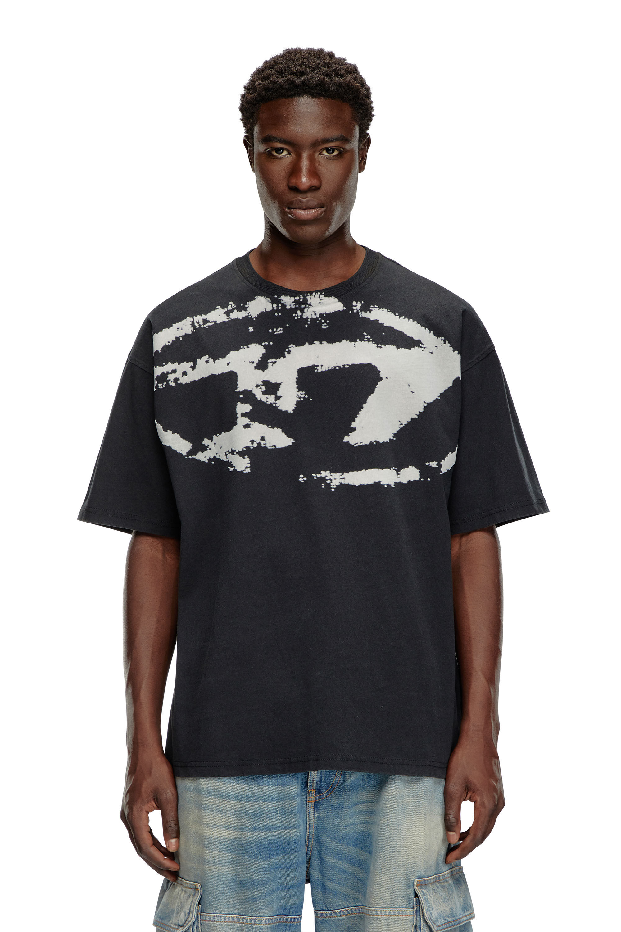 T shirt diesel nera online