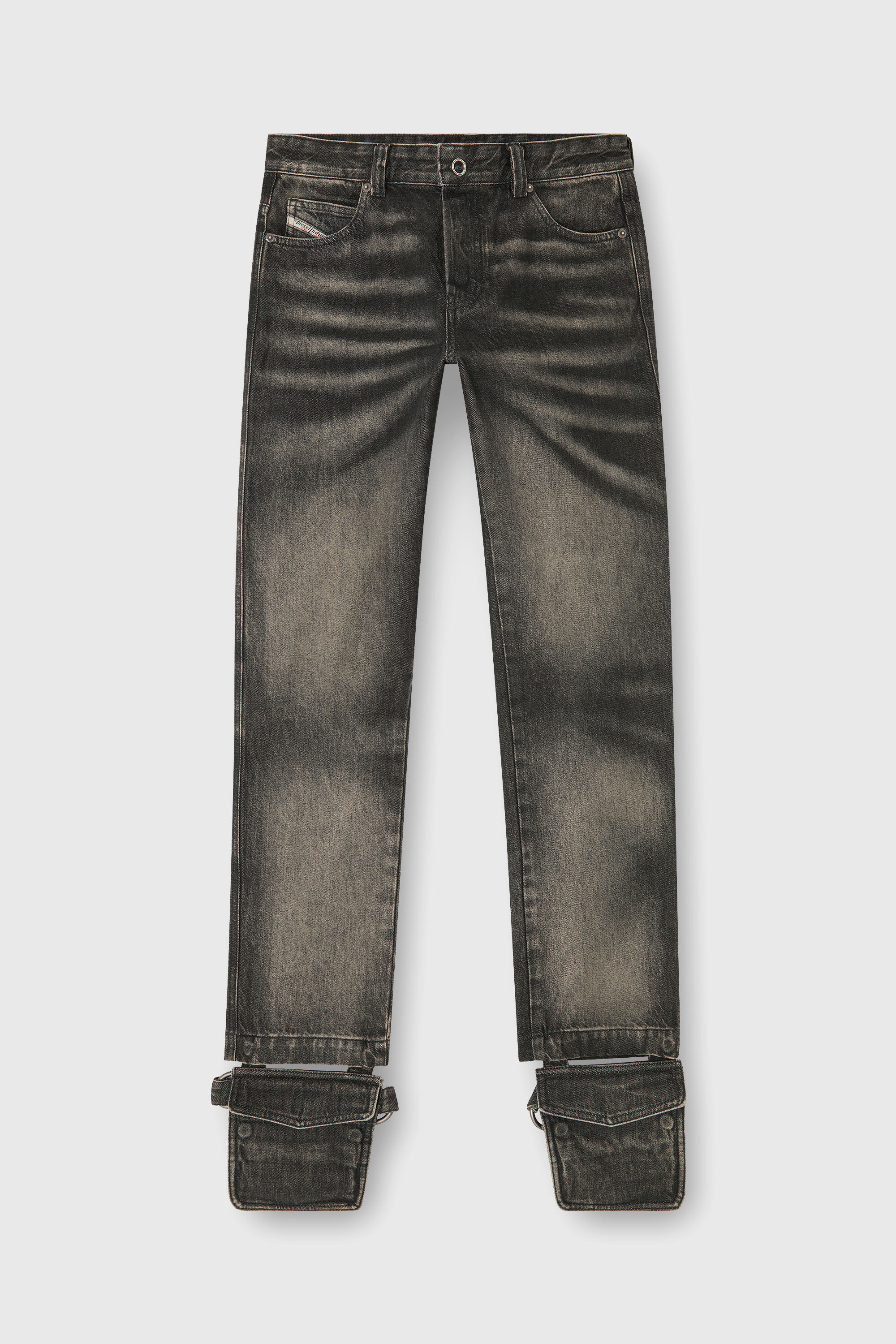 Diesel - Slim Jeans D-Ghetvyl 09R33 Uomo, Nero/Grigio scuro - Image 6