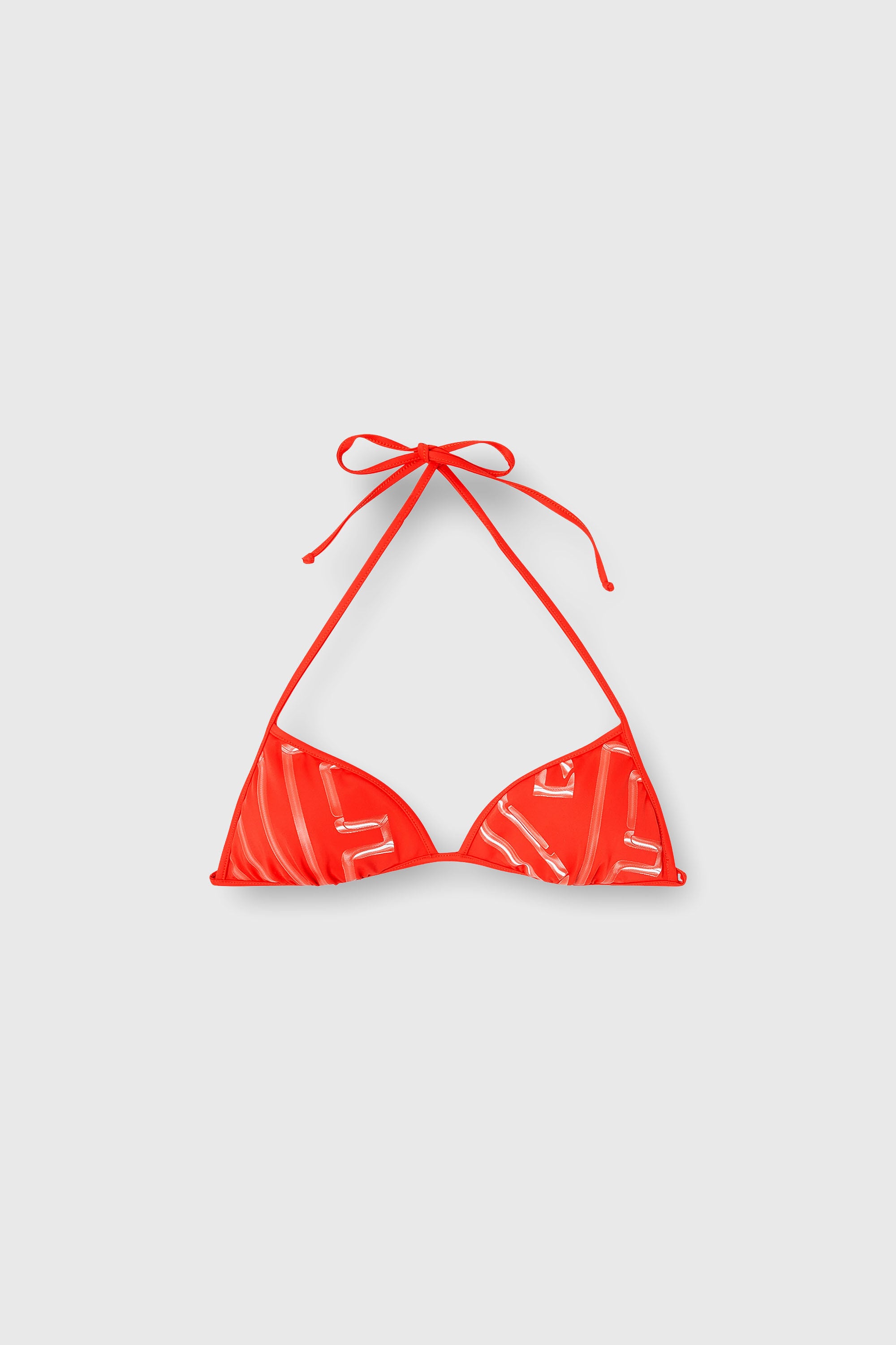 Diesel - KATE-D-CORE, Top bikini con stampa grafica Donna in Rosso - 4