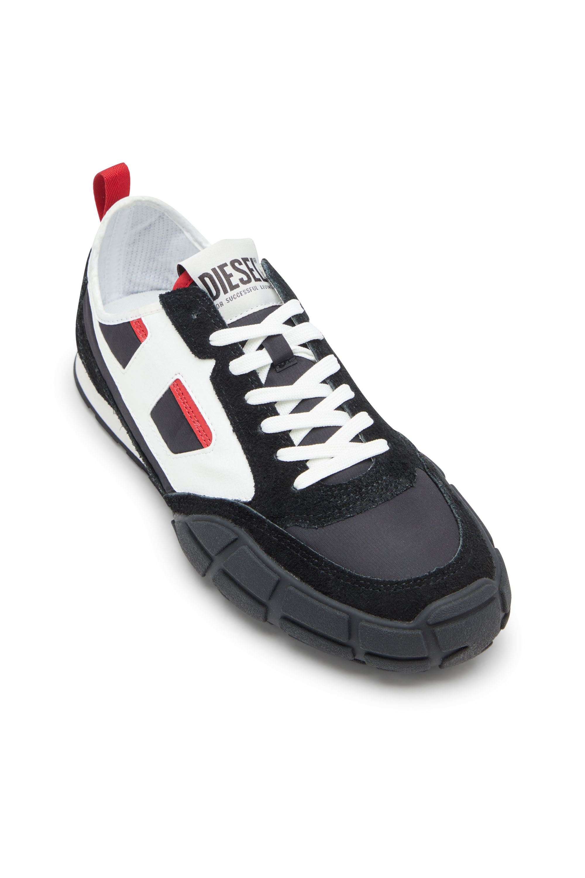 Diesel - S-PAGODHA LOW, Sneaker in pelle, suede e ripstop Uomo in ToBeDefined - 6