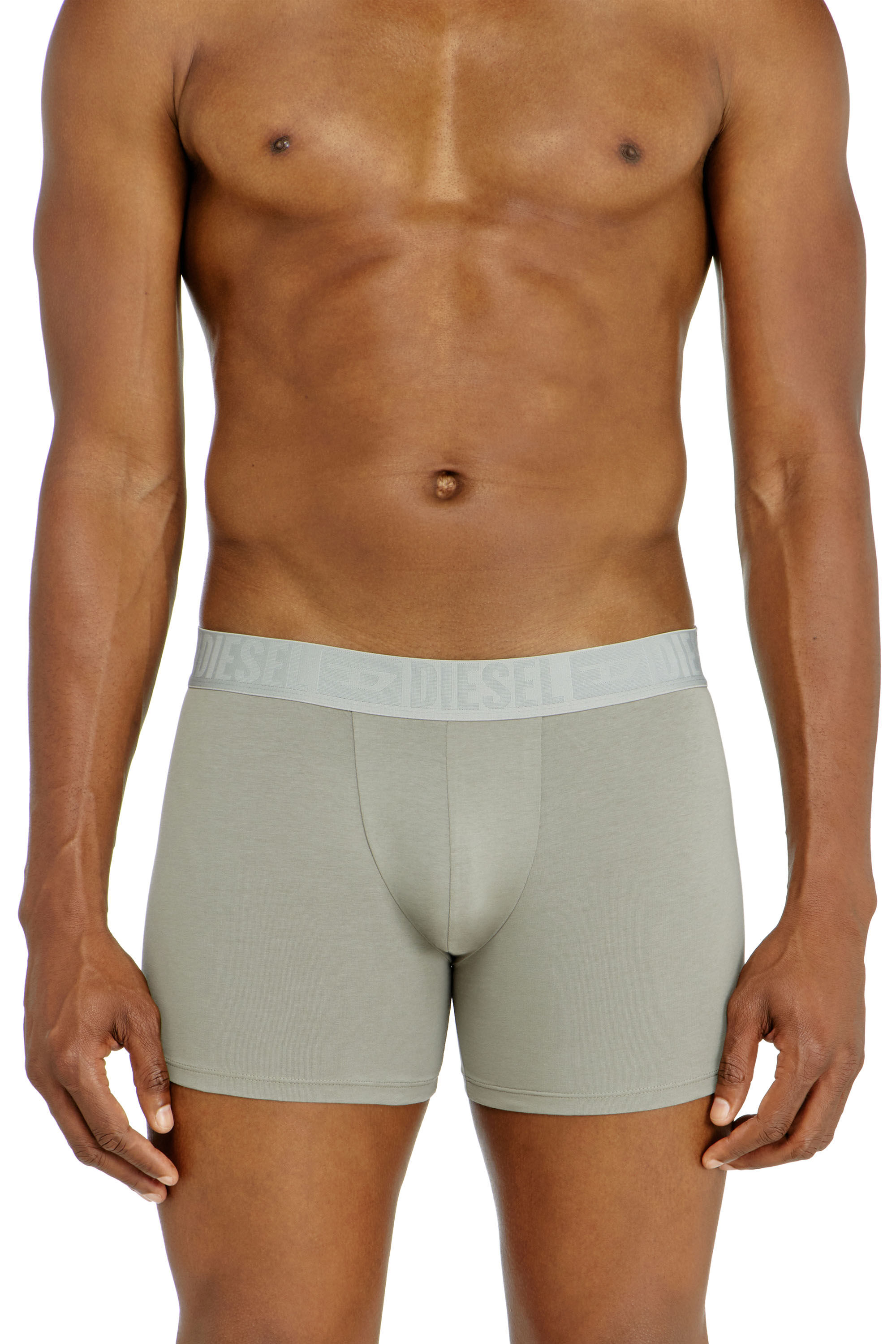 Diesel - SEBASTIAN-D-CORE-3PACK, Set da tre boxer lungo in cotone stretch Uomo in Multicolor - 3