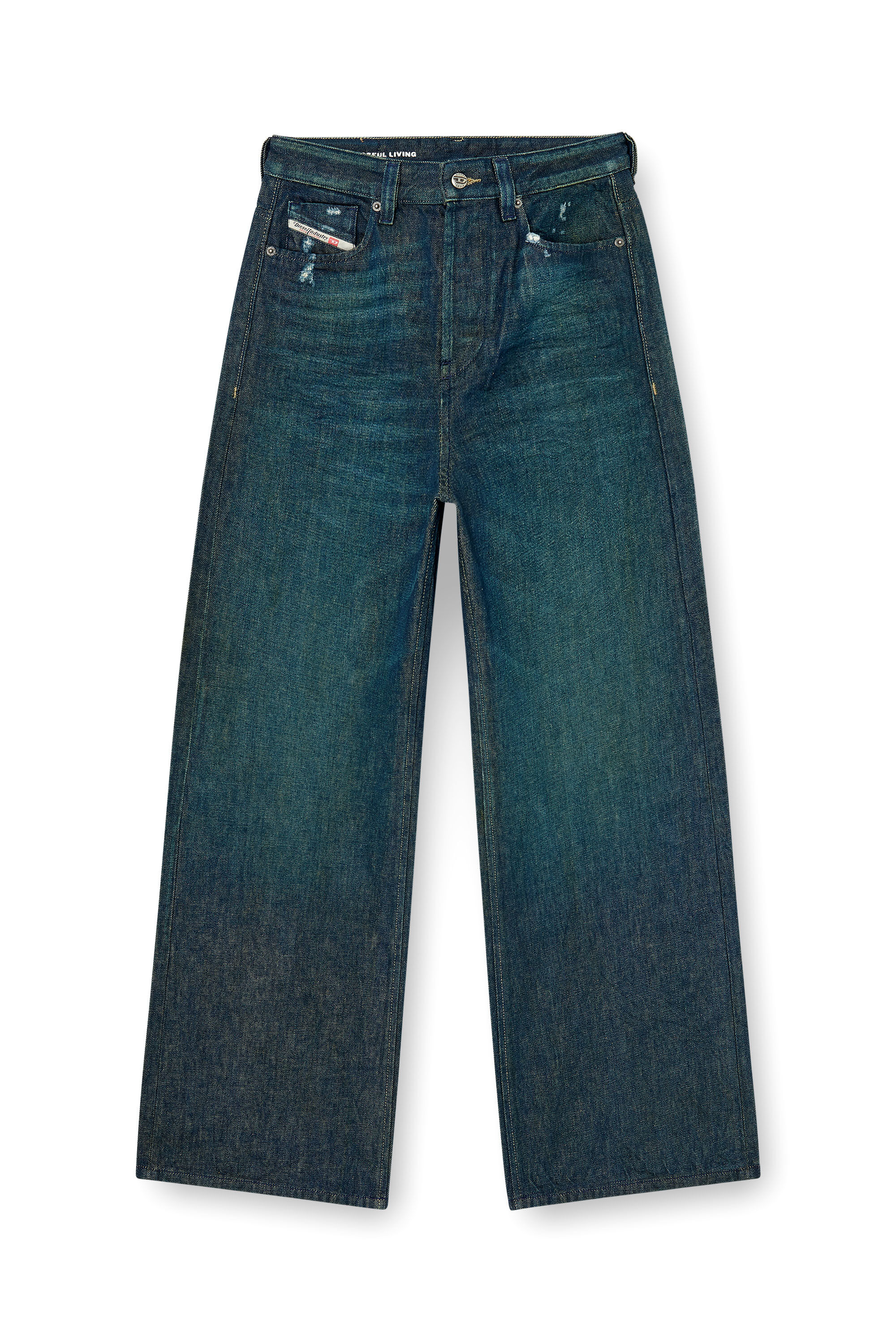 Diesel - Relaxed Jeans 1996 D-Sire 0ADBY Donna, Blu Scuro - Image 4