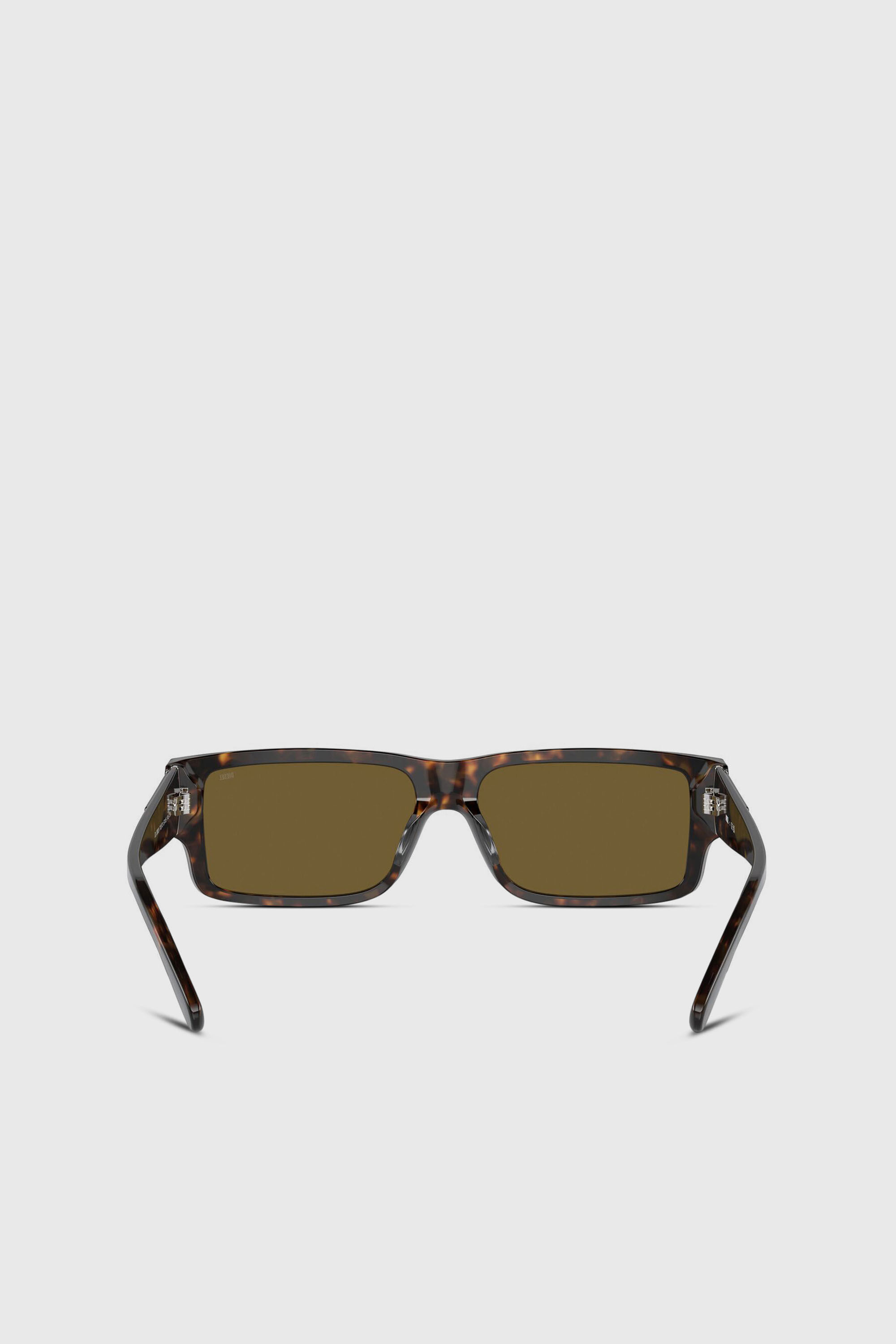 Diesel - 0DL2003 SIZE 57, Occhiali da sole rettangolari Uomo in Marrone - 3