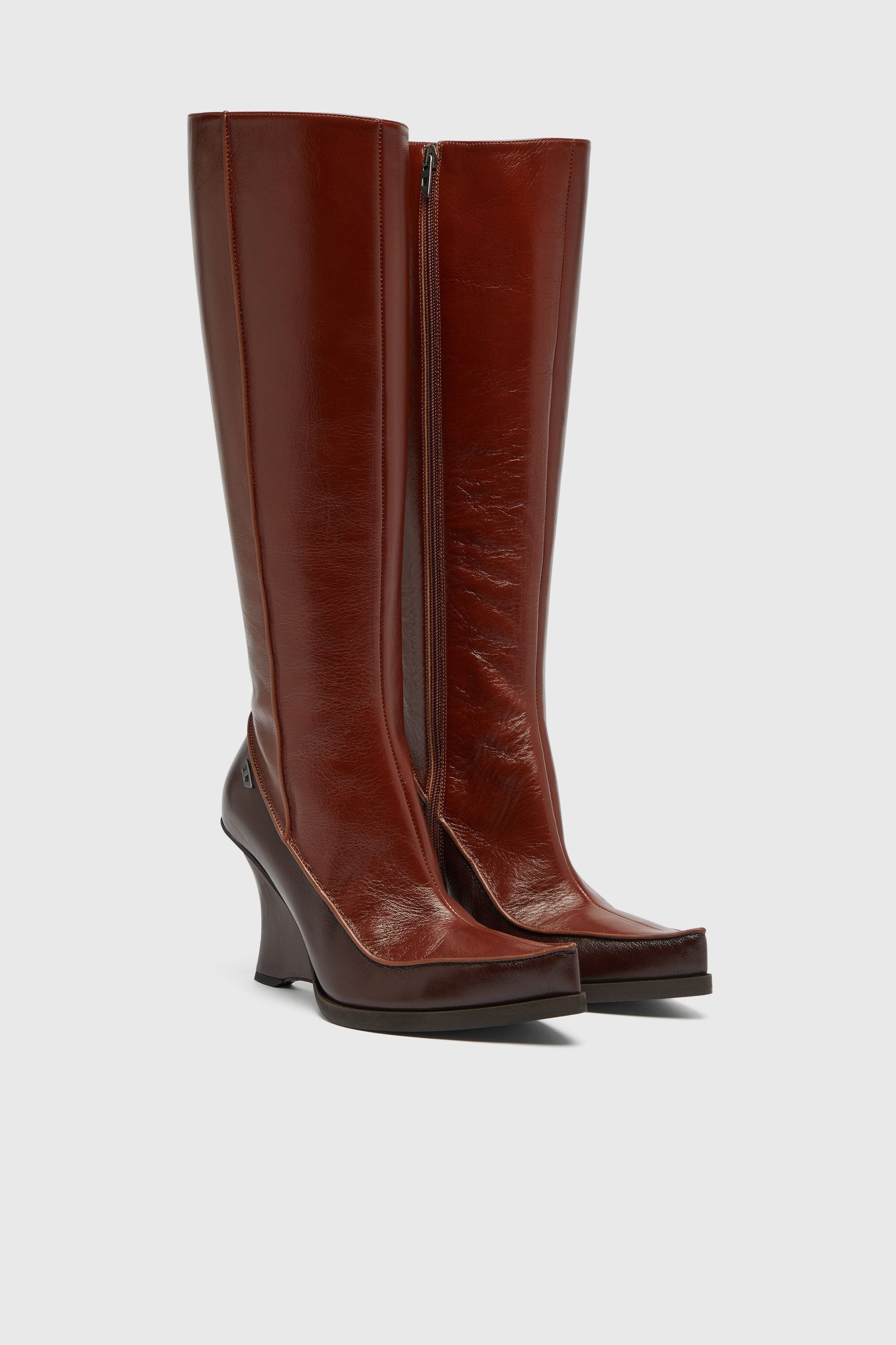 Diesel - D-LUCETTE-90-KB W, D-Lucette-Stivali al ginocchio in pelle Donna in ToBeDefined - 2