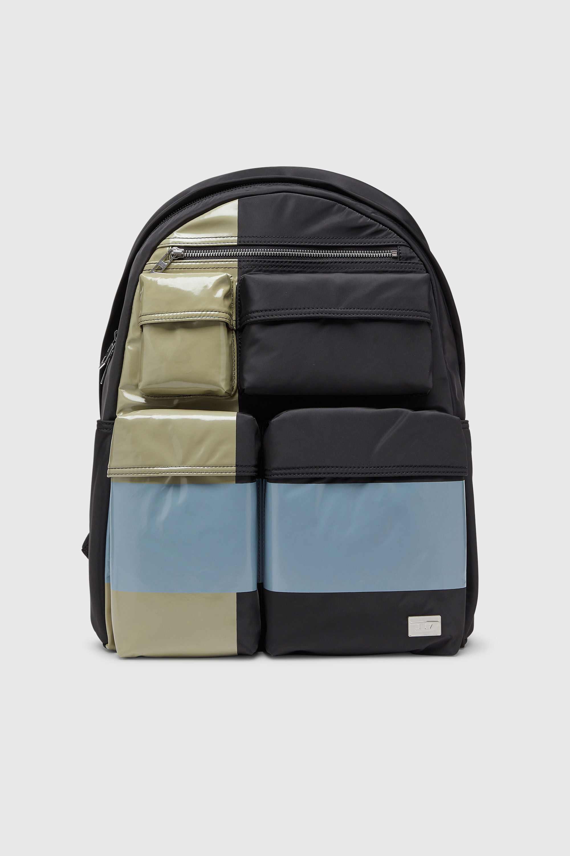 Diesel - MULTI-PKTS BACKPACK X, Multi-Pkts - Zaino color-block con tasche multiple Unisex in Multicolor - 1