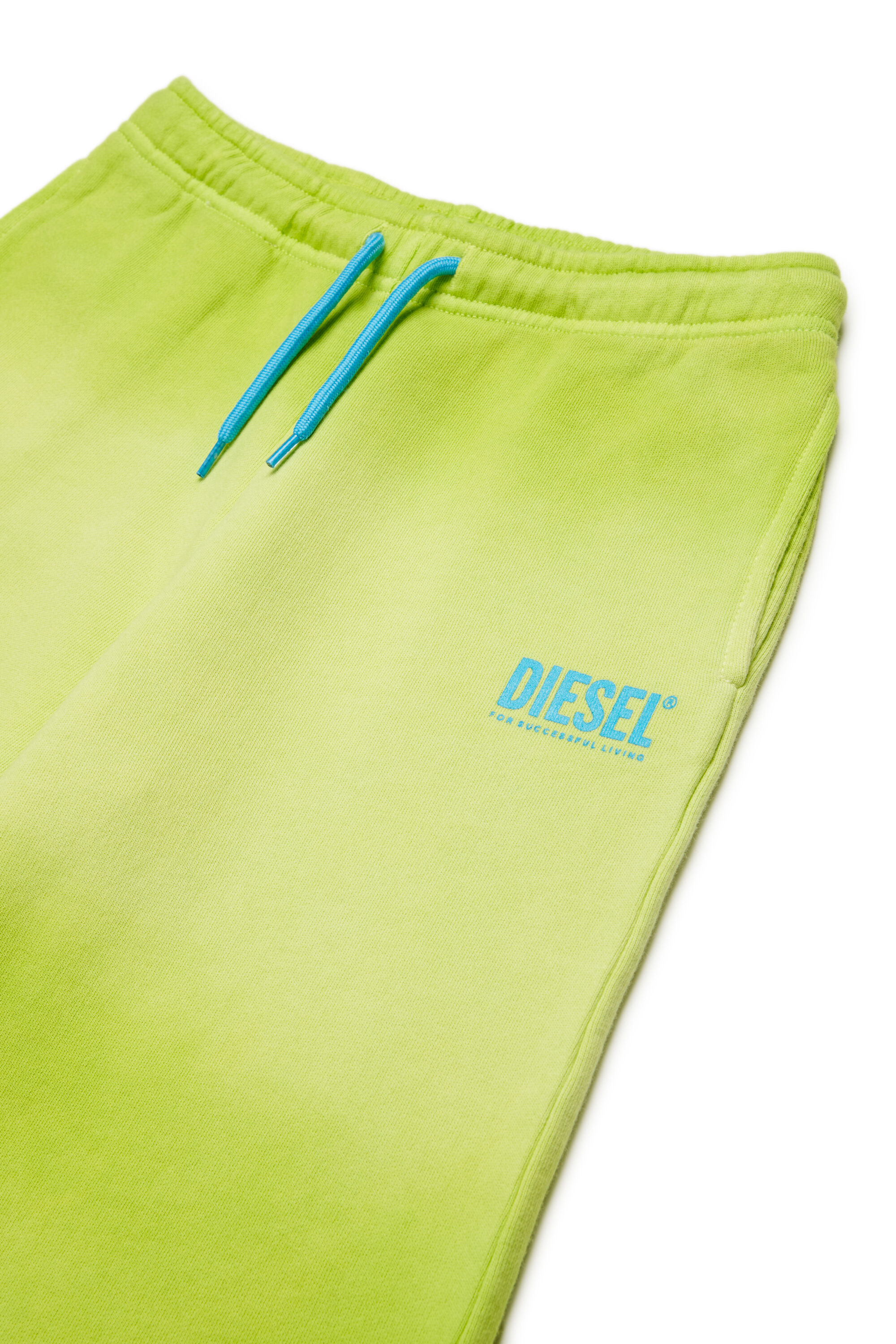 Diesel - PSHADE, Shorts in cotone con lavaggio sfumato Uomo in Verde - 3