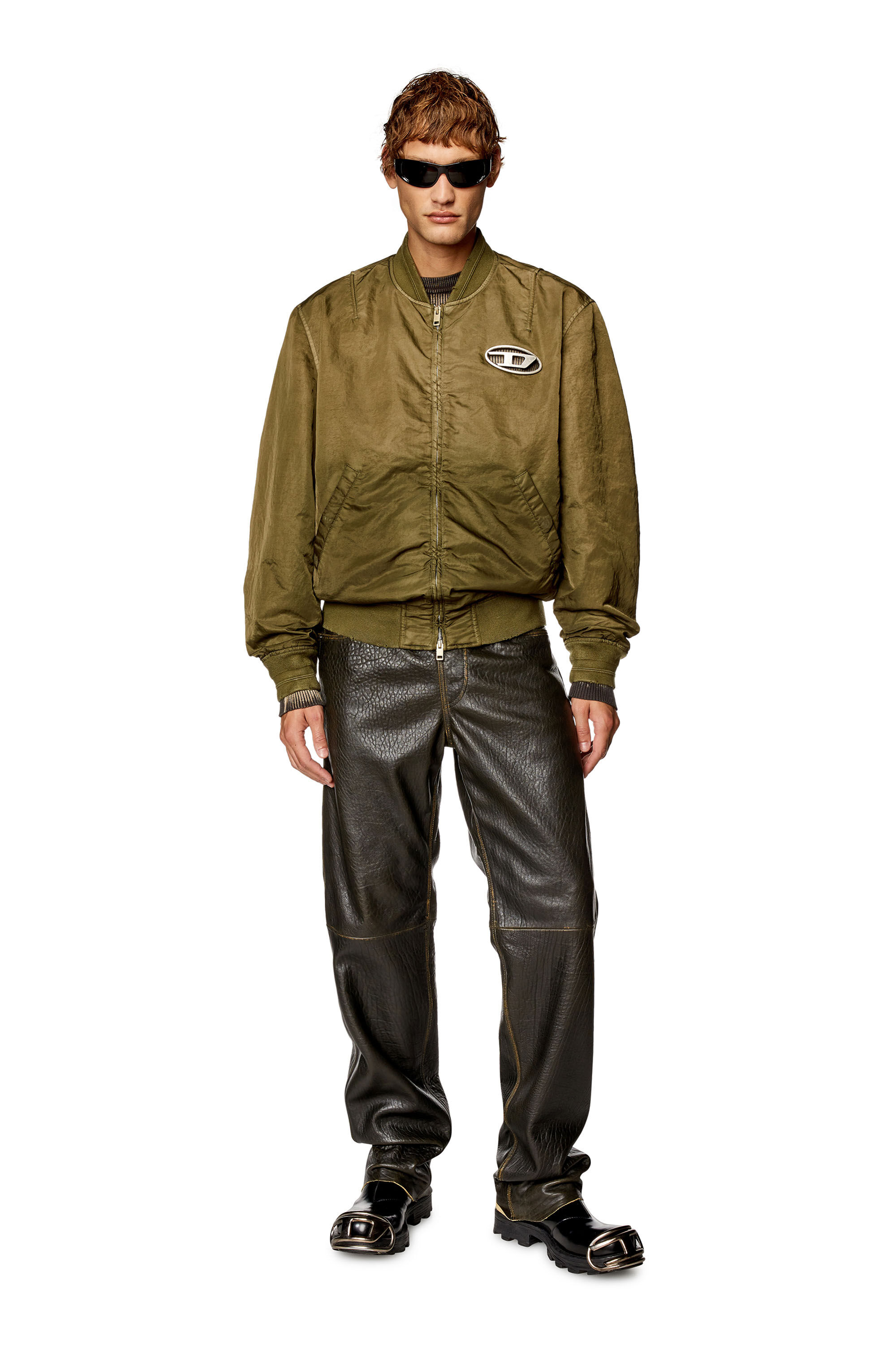 訳あり Chelsea D-Hammer-Stivali in Uomo D Oval punta con pelle その他