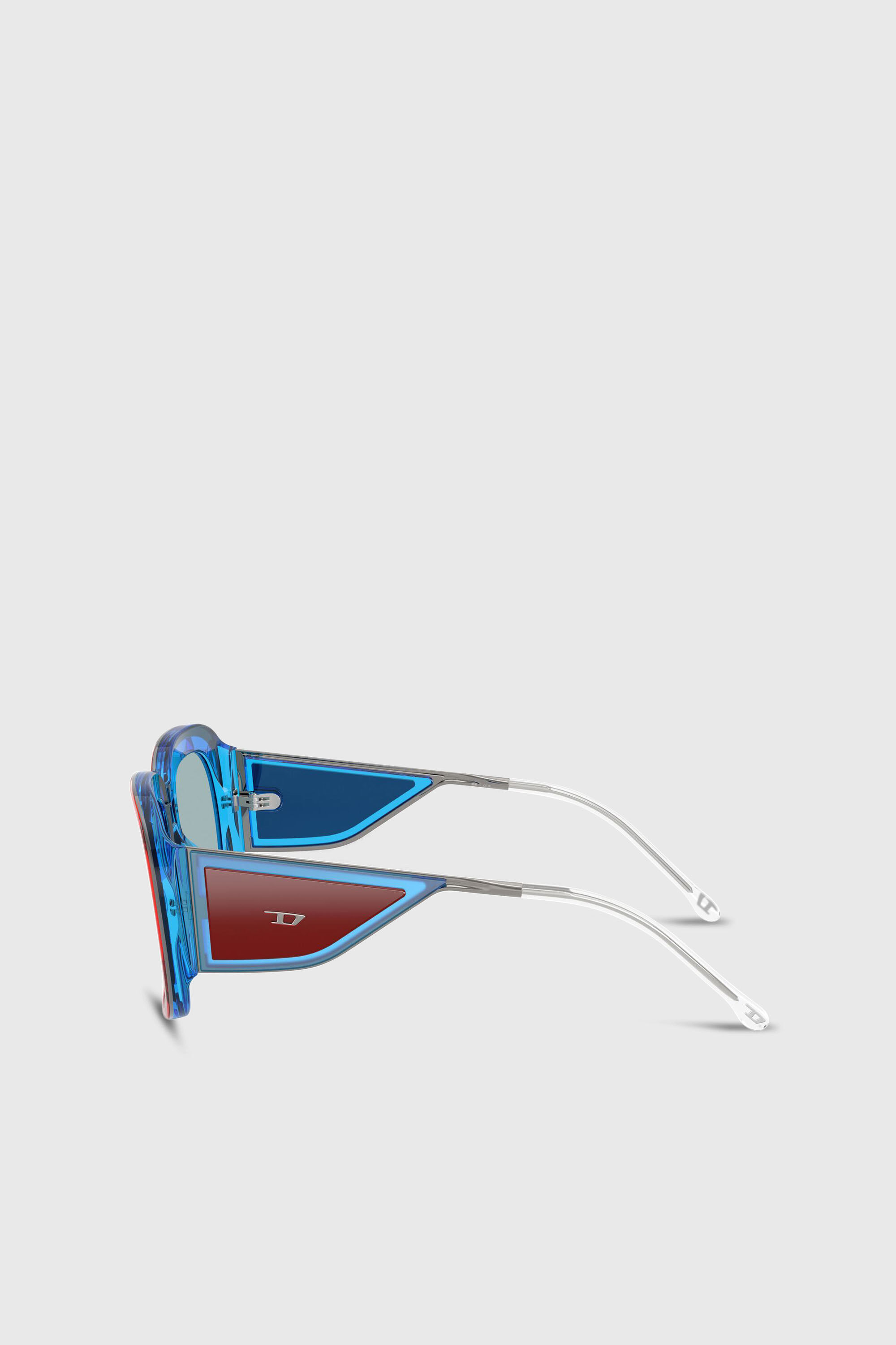 Diesel - 0DL2015U, Unisex's Square sunglasses in Brown/Blue - 4