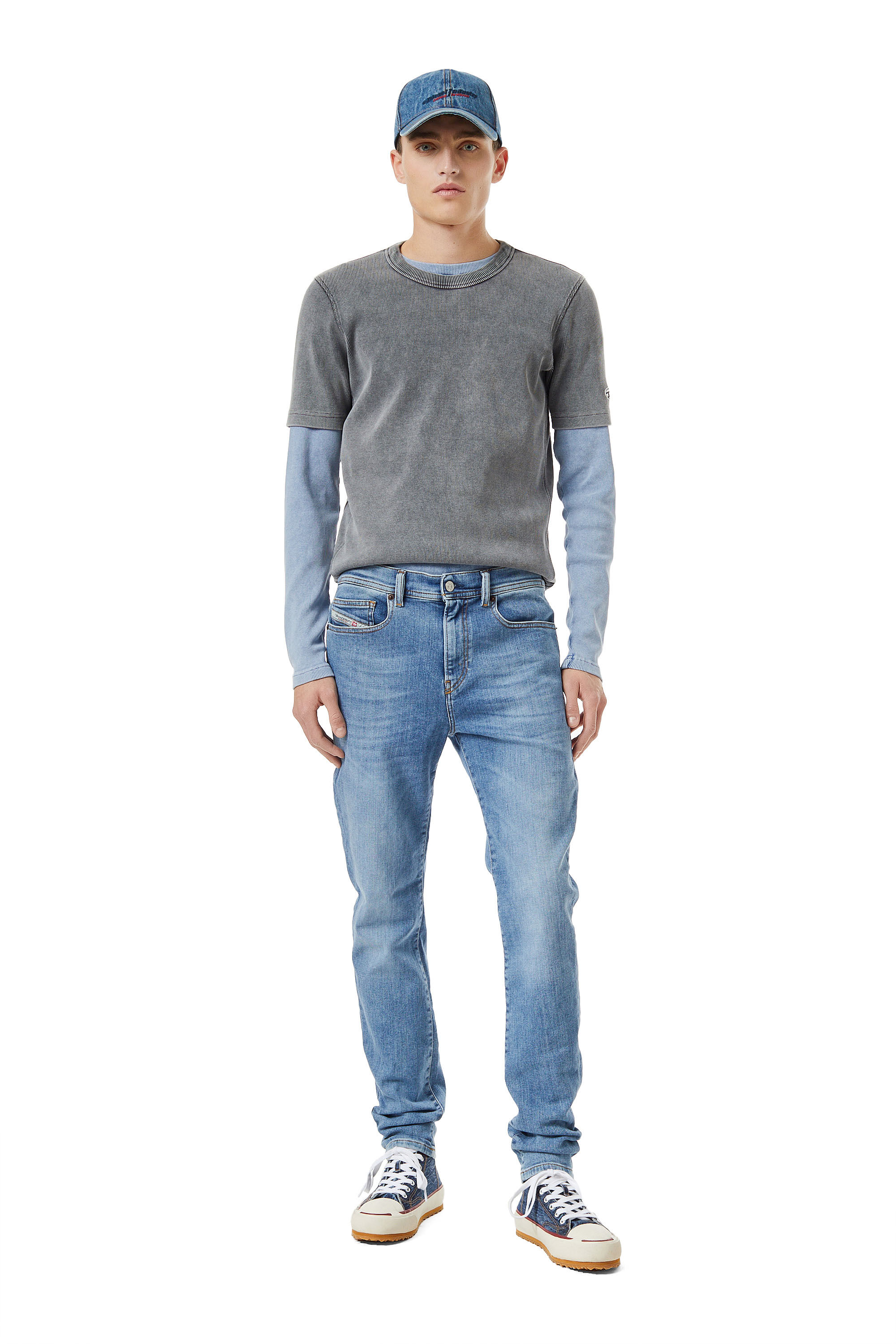 1983 D-Amny Man: Skinny Medium blue Jeans | Diesel