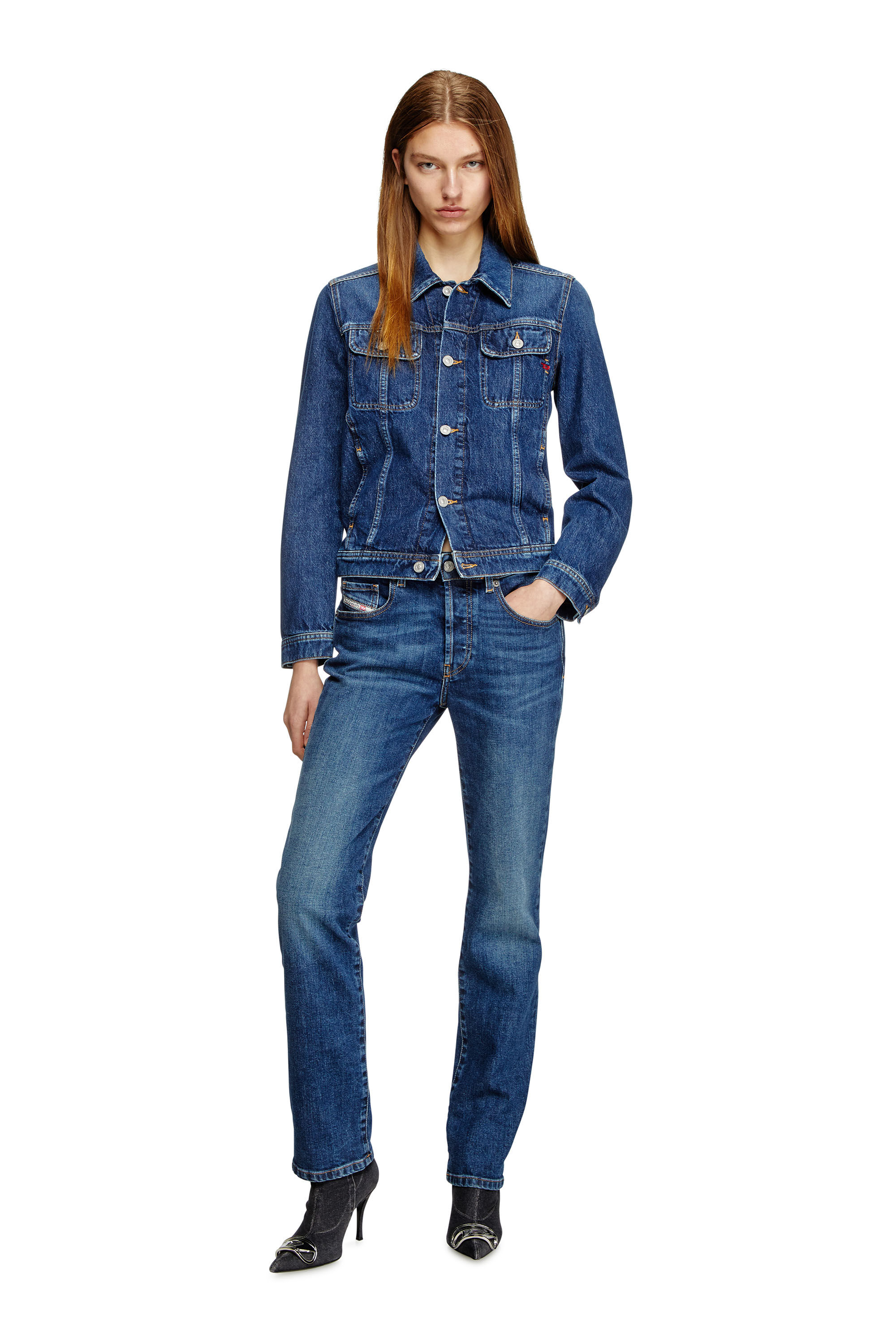 Diesel - DE-BONNY, Giacca trucker in denim Donna in Blu - 1