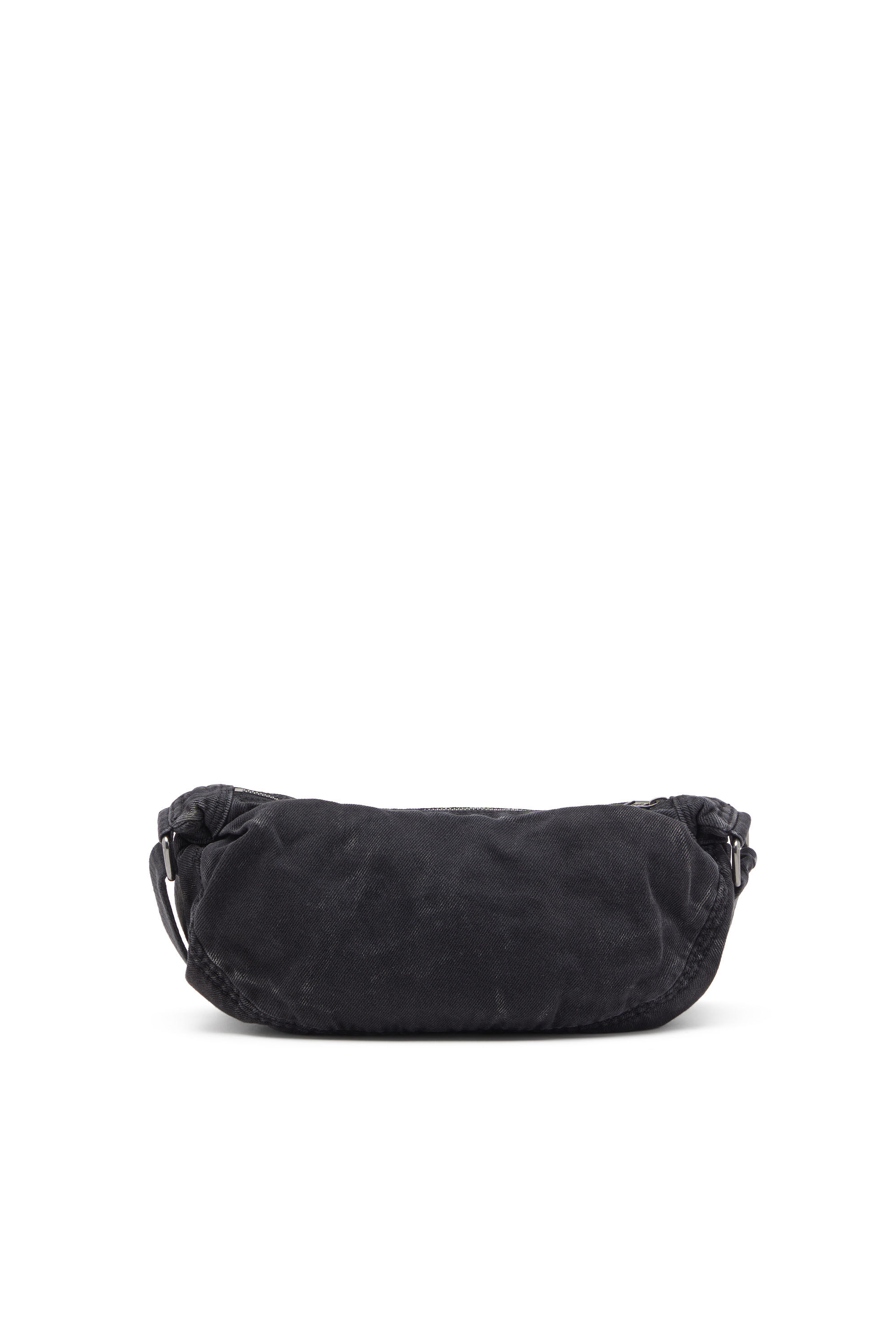 Diesel - RAVE CROSSBODY X, Rave-Borsa a tracolla piccola in denim schiarito Uomo in Nero - 3
