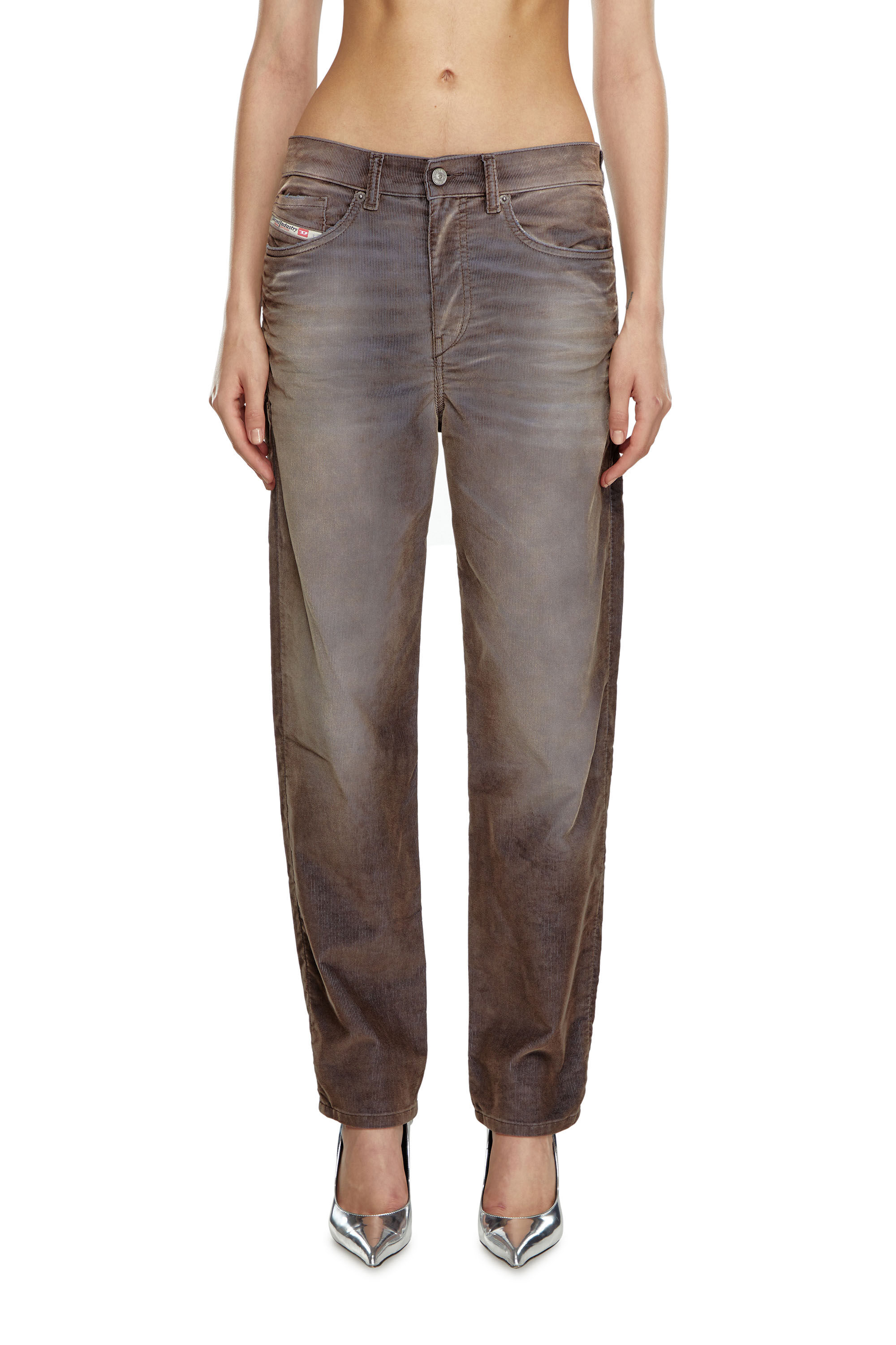 Diesel - Regular Jeans 2016 D-Air 003II Donna, Grigio - Image 3