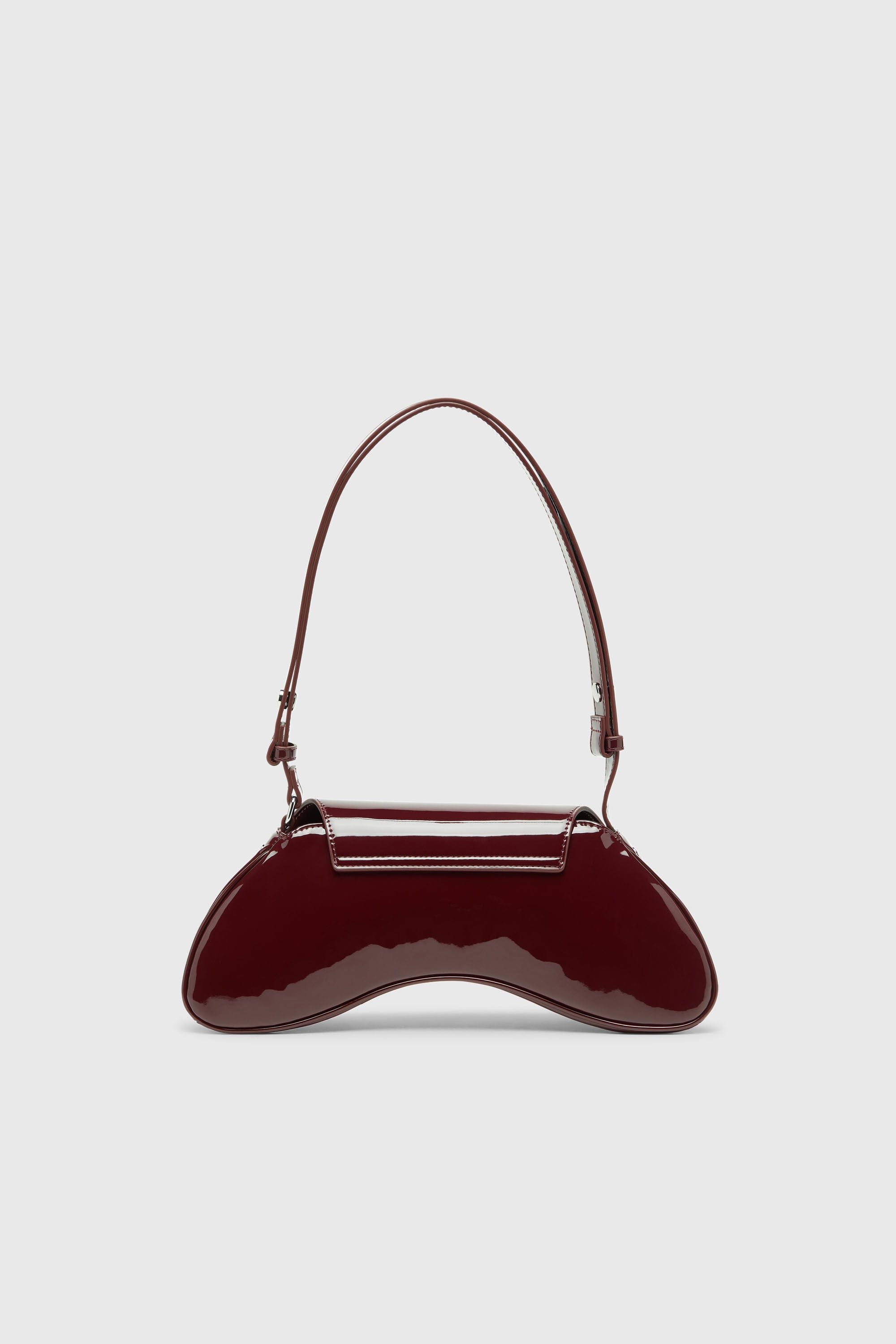 Diesel - PLAY CROSSBODY, Woman's Play-Glossy crossbody bag in Burgundy - 3