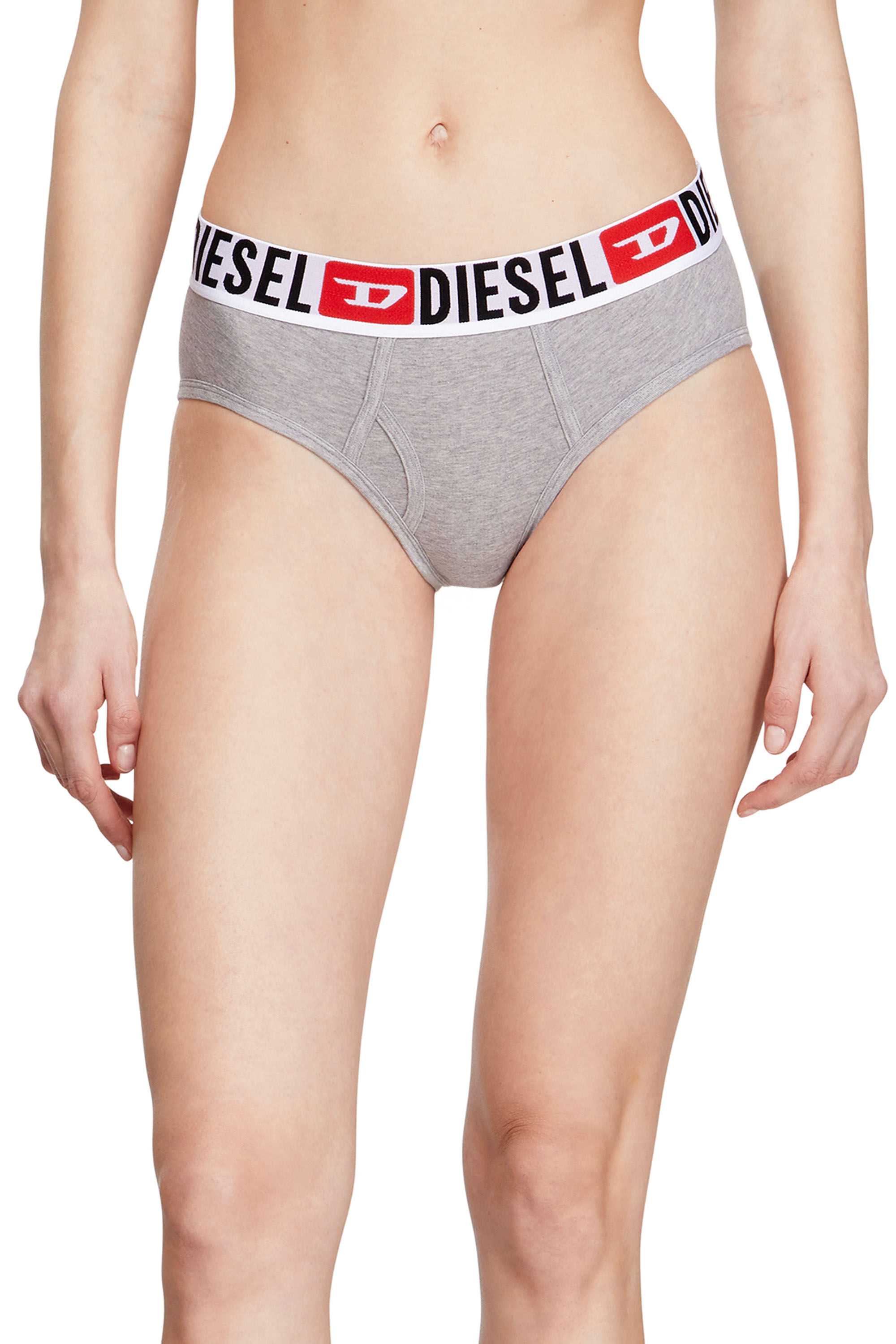 Diesel - OXY-D-CORE-3PACK, Set di tre slip con maxi logo in vita Donna in Multicolor - 3
