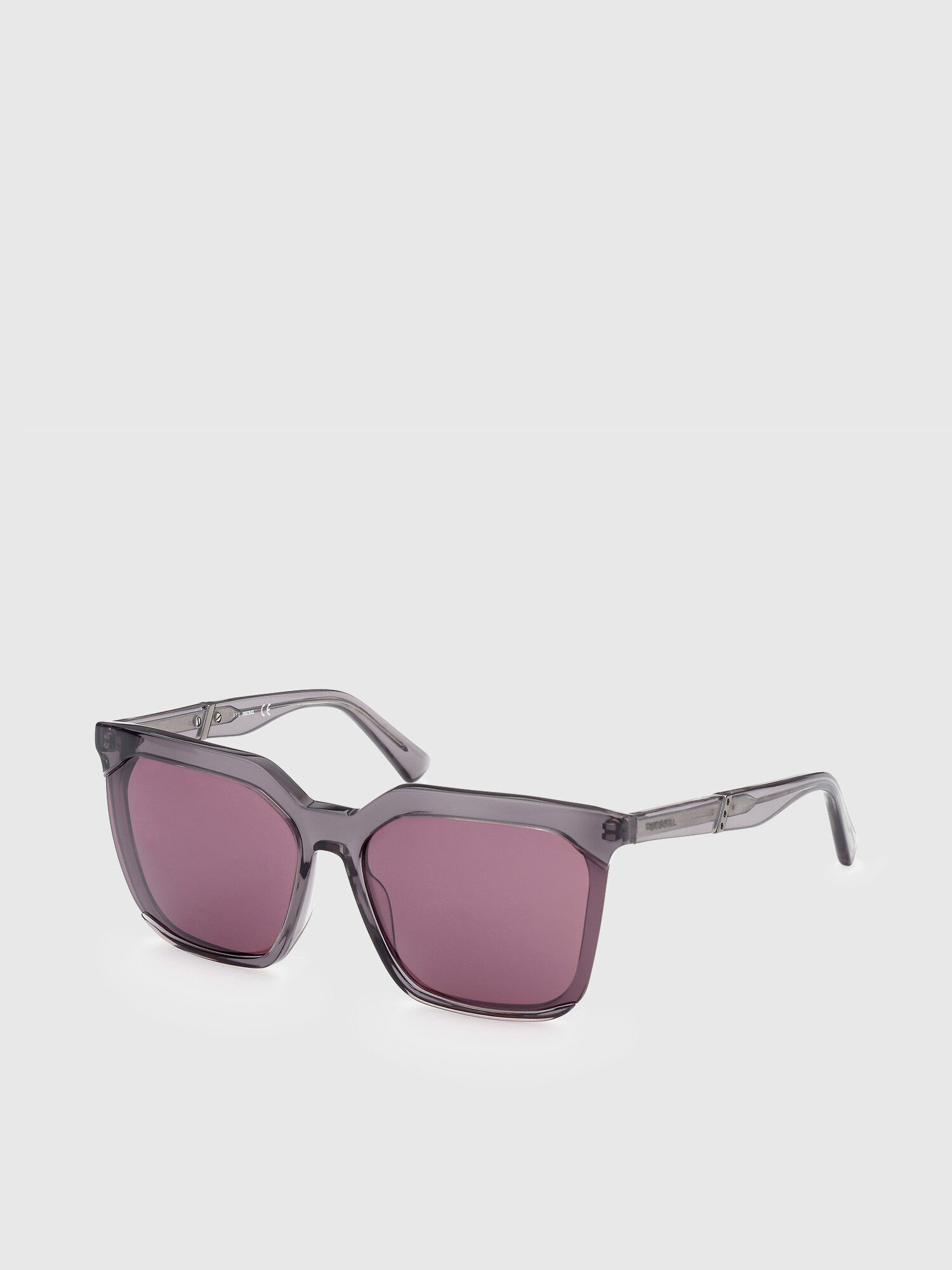 Diesel - DL0338, Occhiale squadrato e dai volumi oversize Donna in Viola - 2