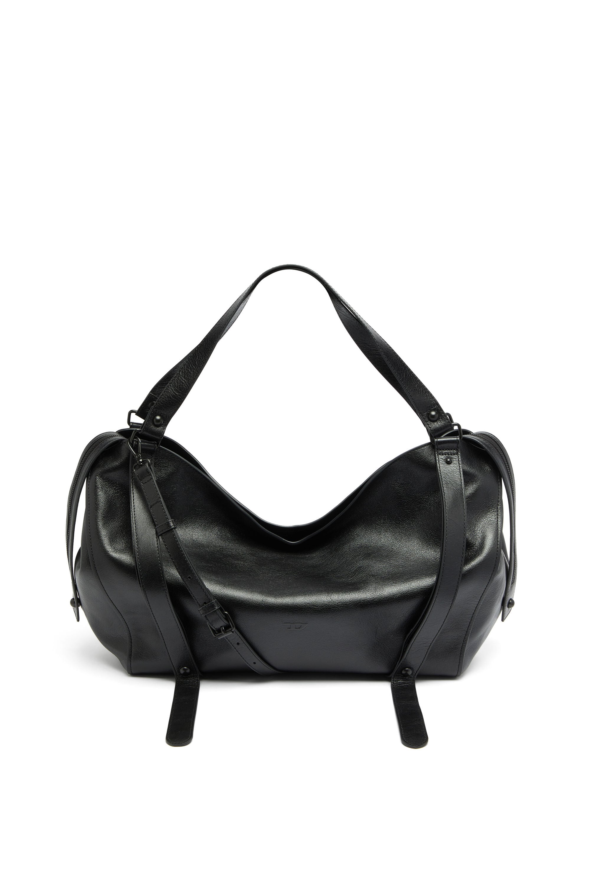 Diesel - D-ONE TOPHANDLE L, D-One-Borsa grande a mano in pelle Unisex in Nero - 1