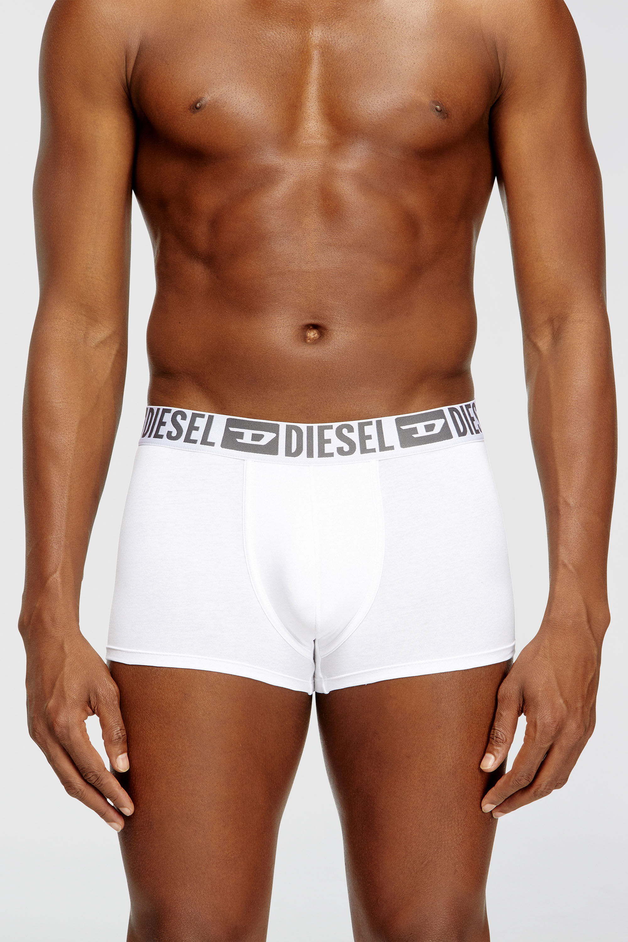 Diesel - MIKE-D-CORE-3PACK, Set da tre boxer in cotone elasticizzato con fascia in vita tono su tono Uomo in Multicolor - 3